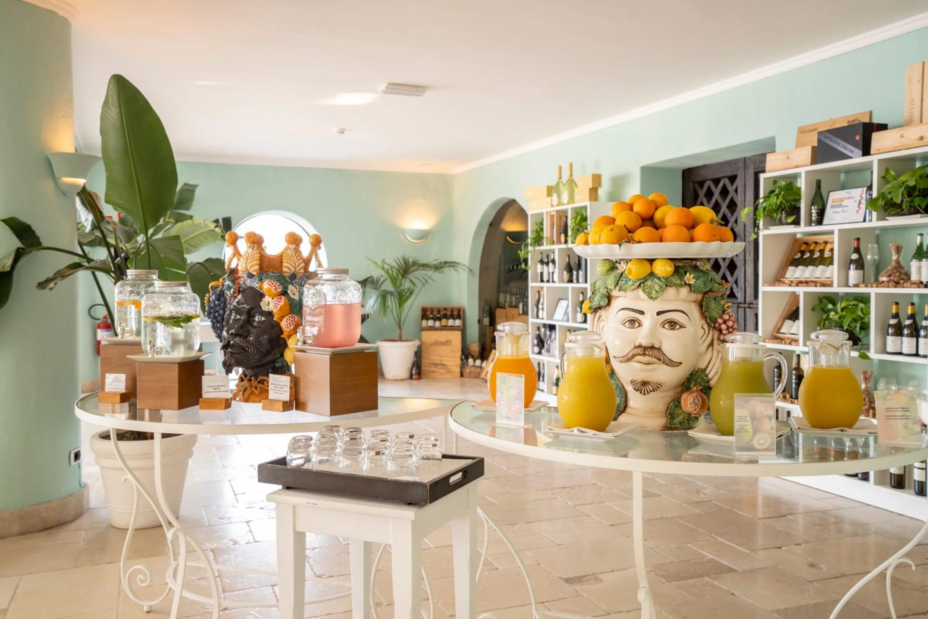 Buffet breakfast in Therasia Resort Sea and SPA - The Leading Hotels of the World