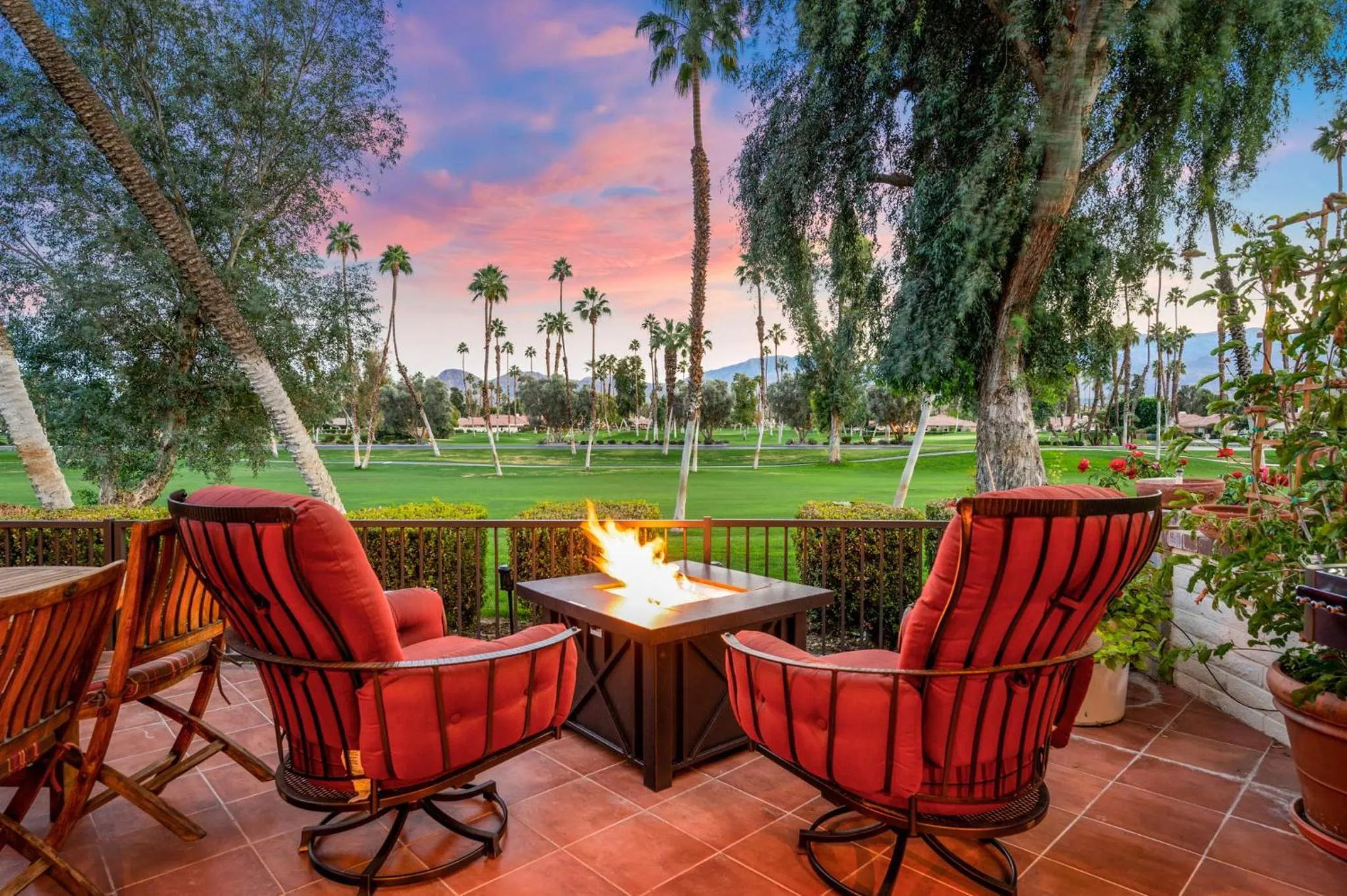 Patio in Spectacular condo with private golf privileges includes golf cart on Monterey Country Club !!