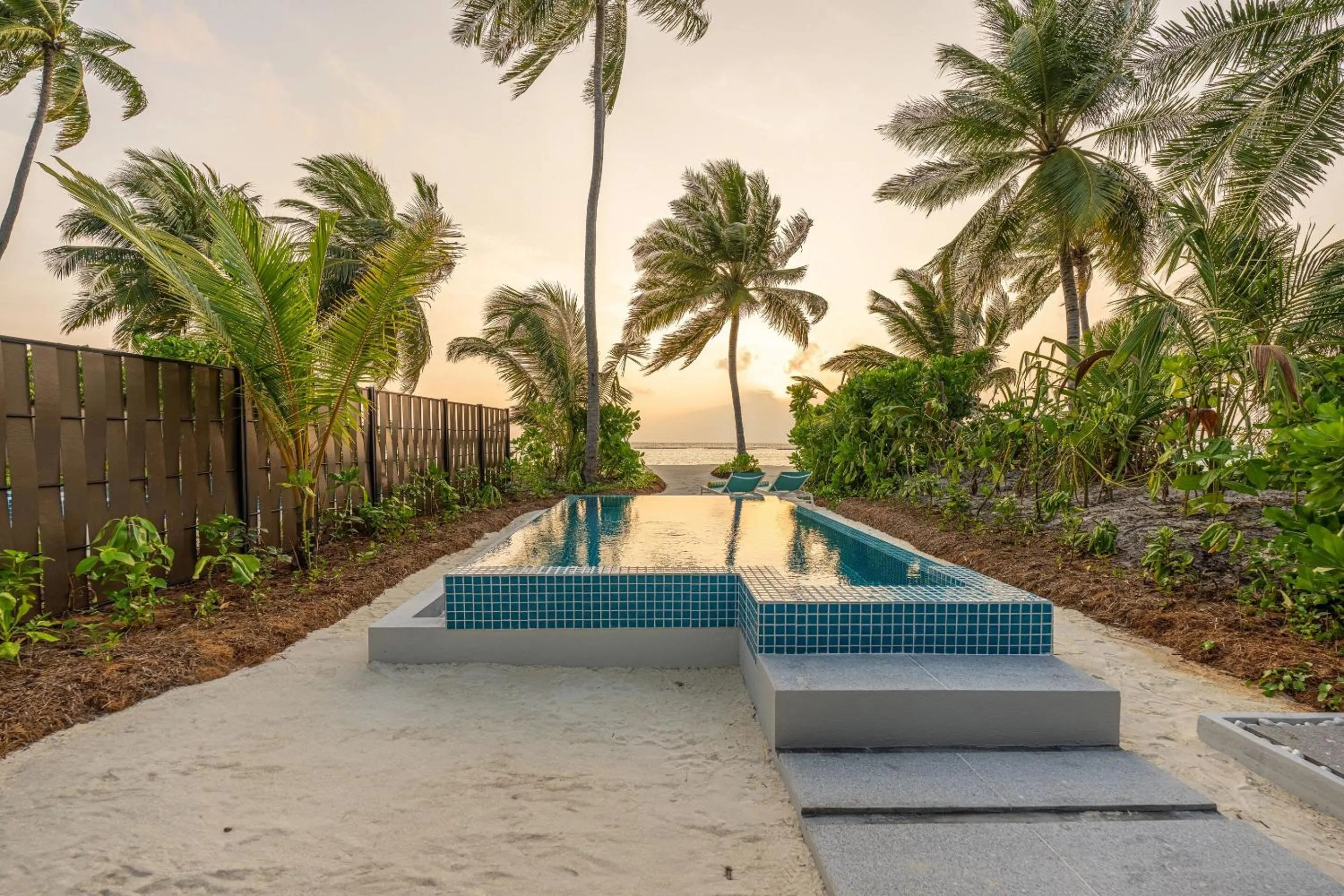 Pool view in Nova Maldives