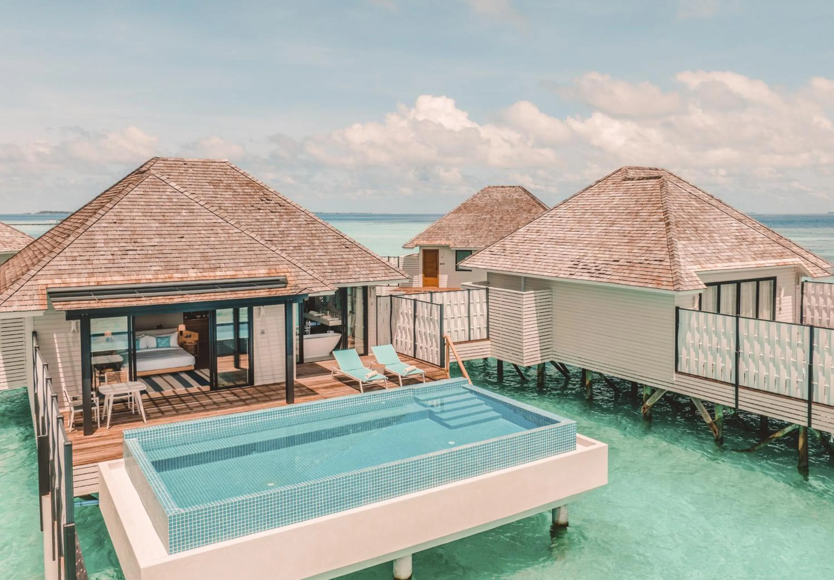 Pool view in Nova Maldives