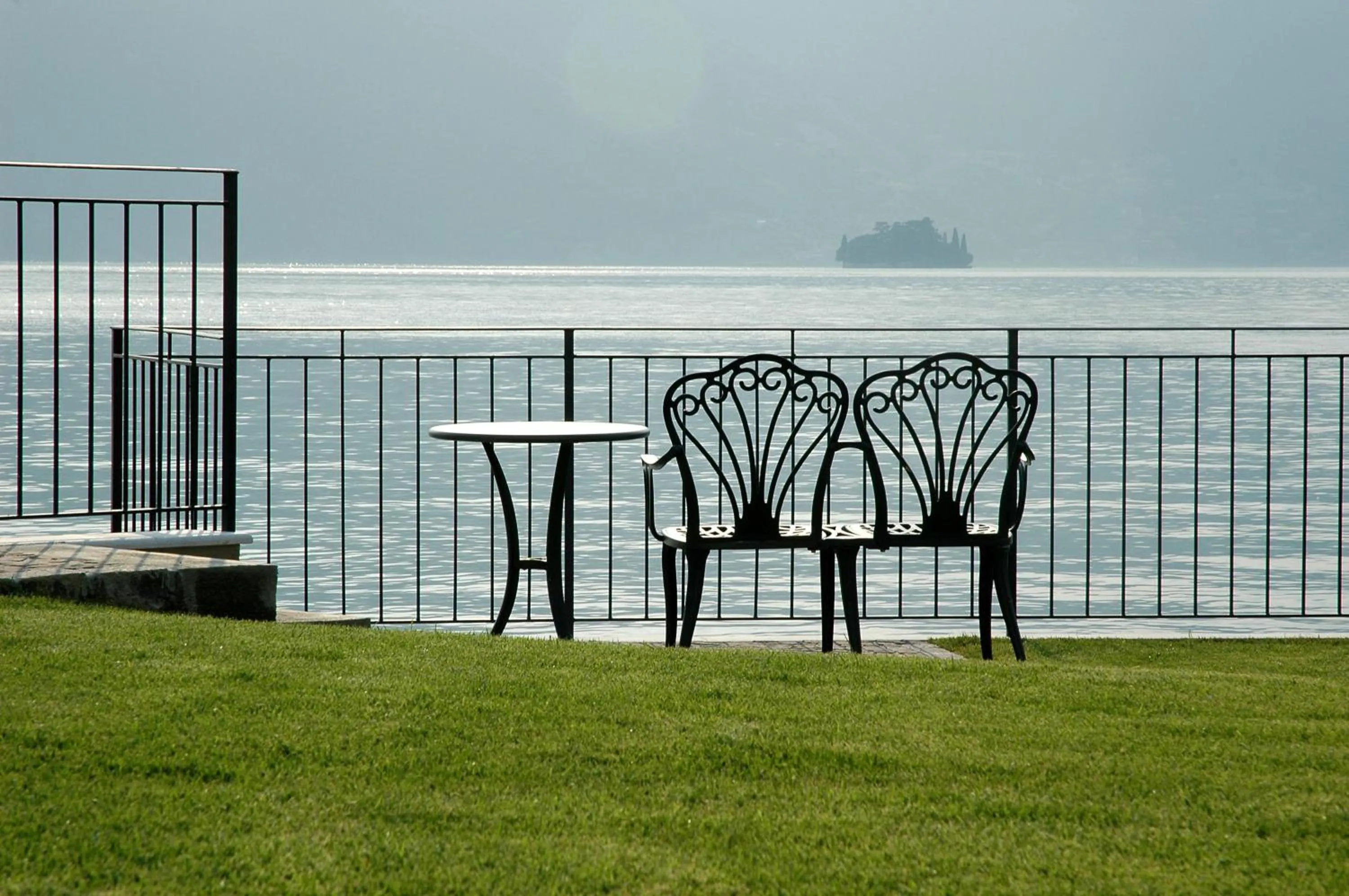 Patio in Hotel Rivalago