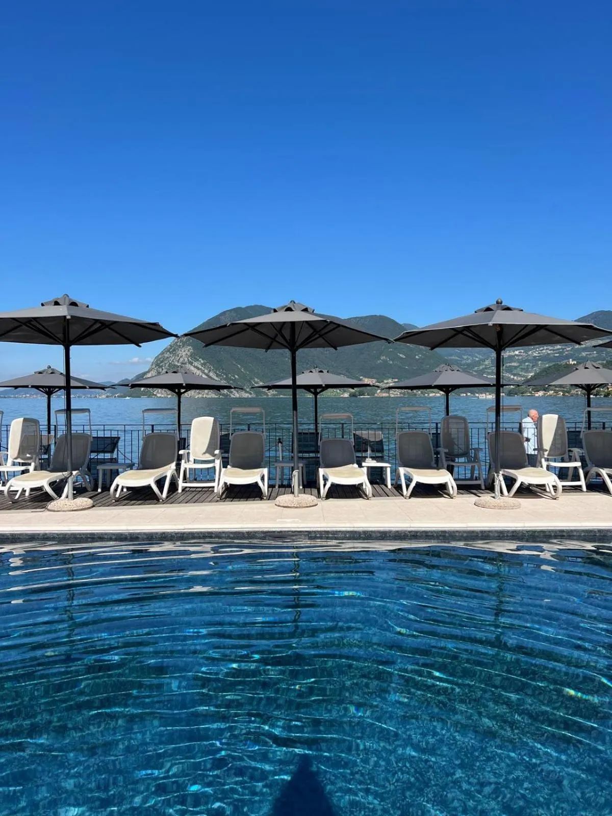 Swimming pool in Hotel Rivalago