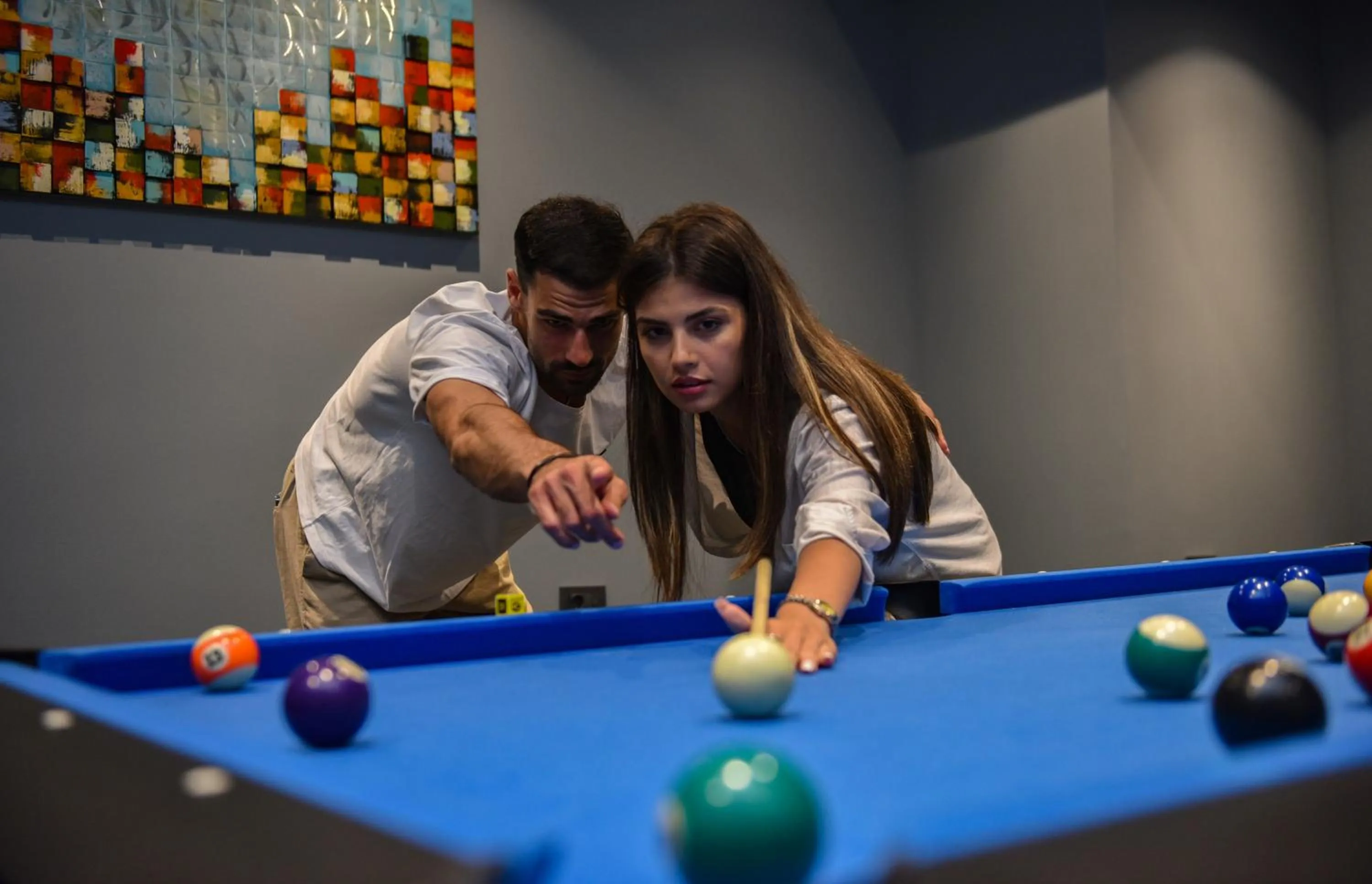 Billiard in Hotel Monarch