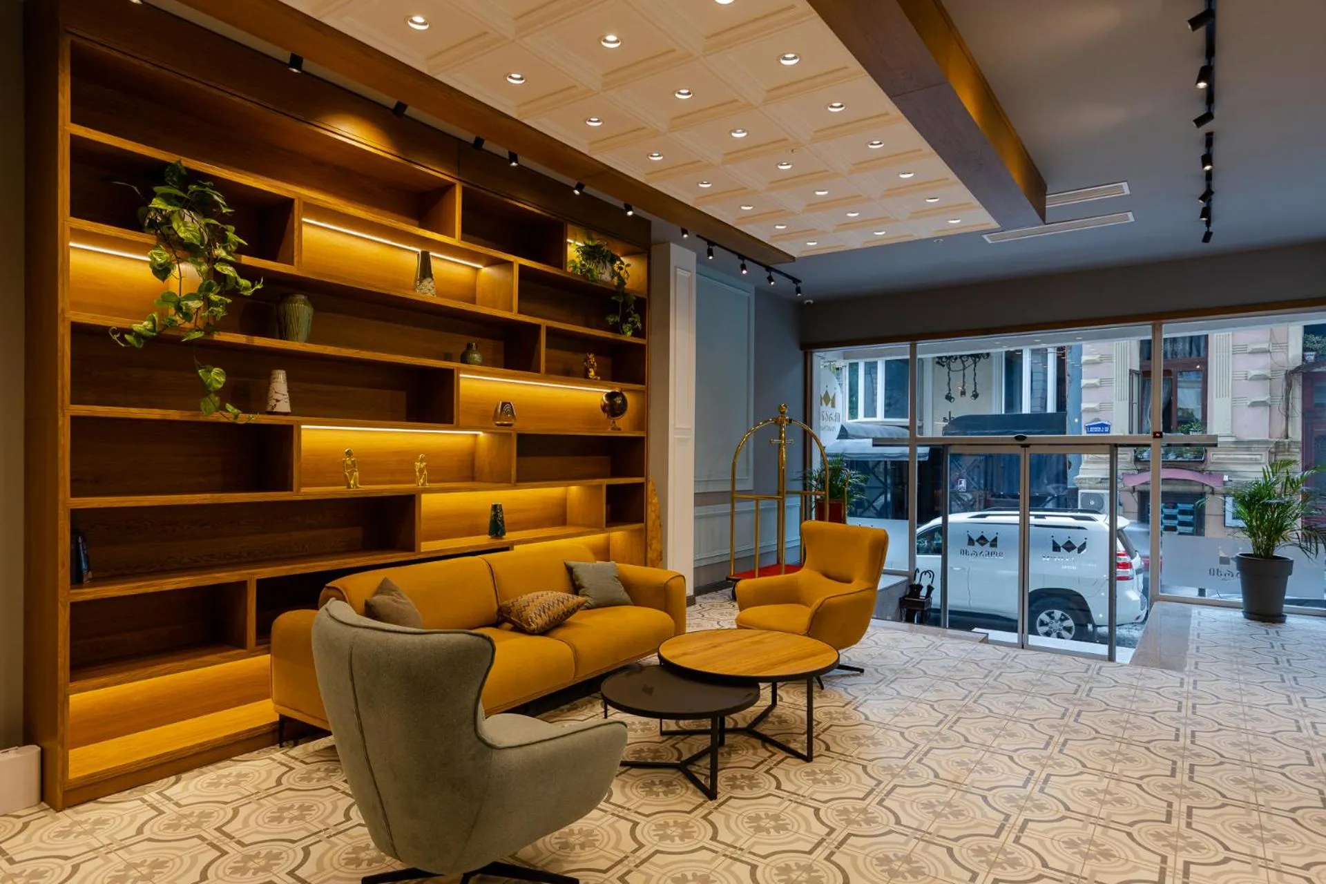 Lobby or reception in Hotel Monarch