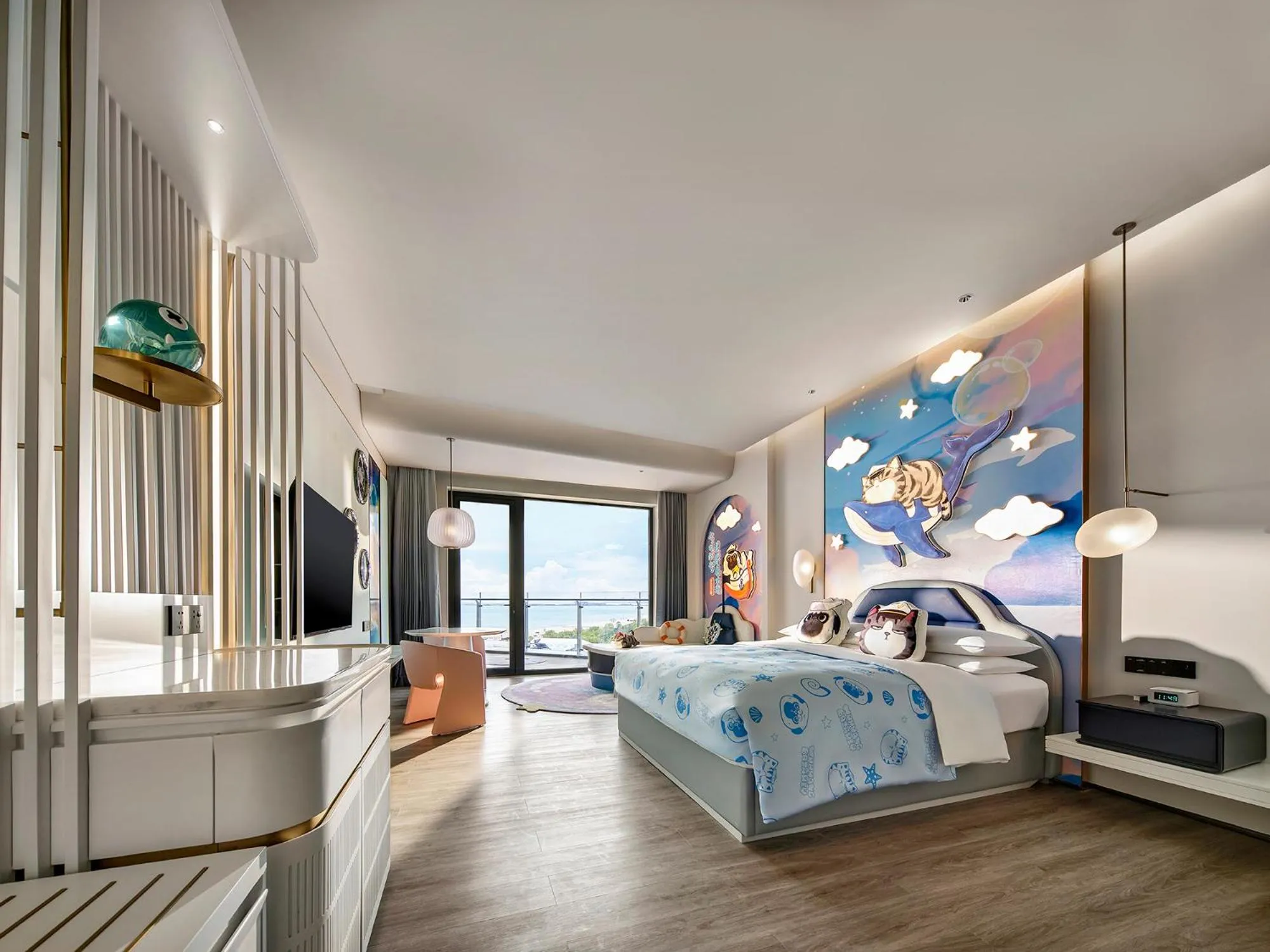 Bedroom, Bed in Qinhuangdao Marriott Resort