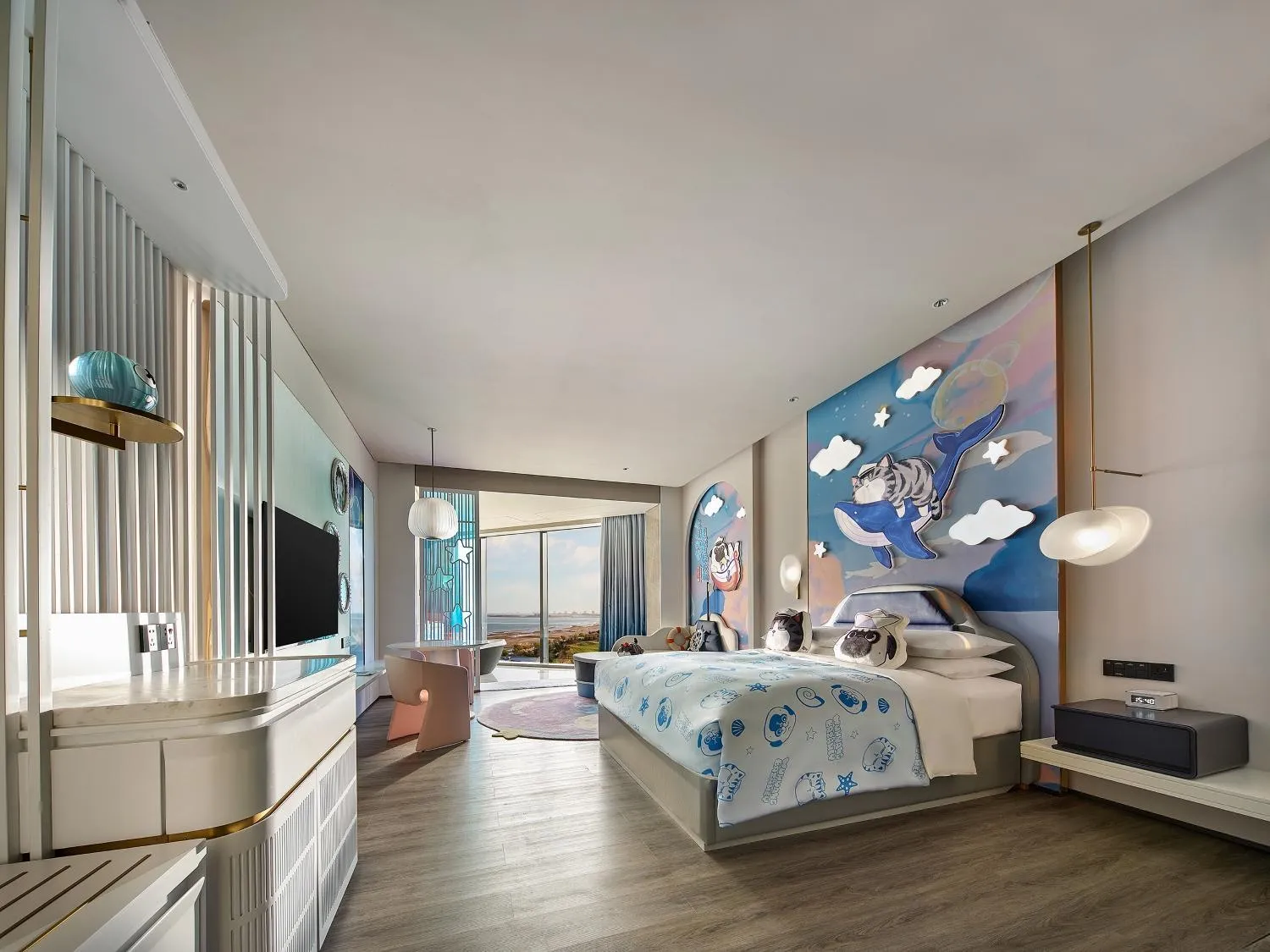 Bed in Qinhuangdao Marriott Resort