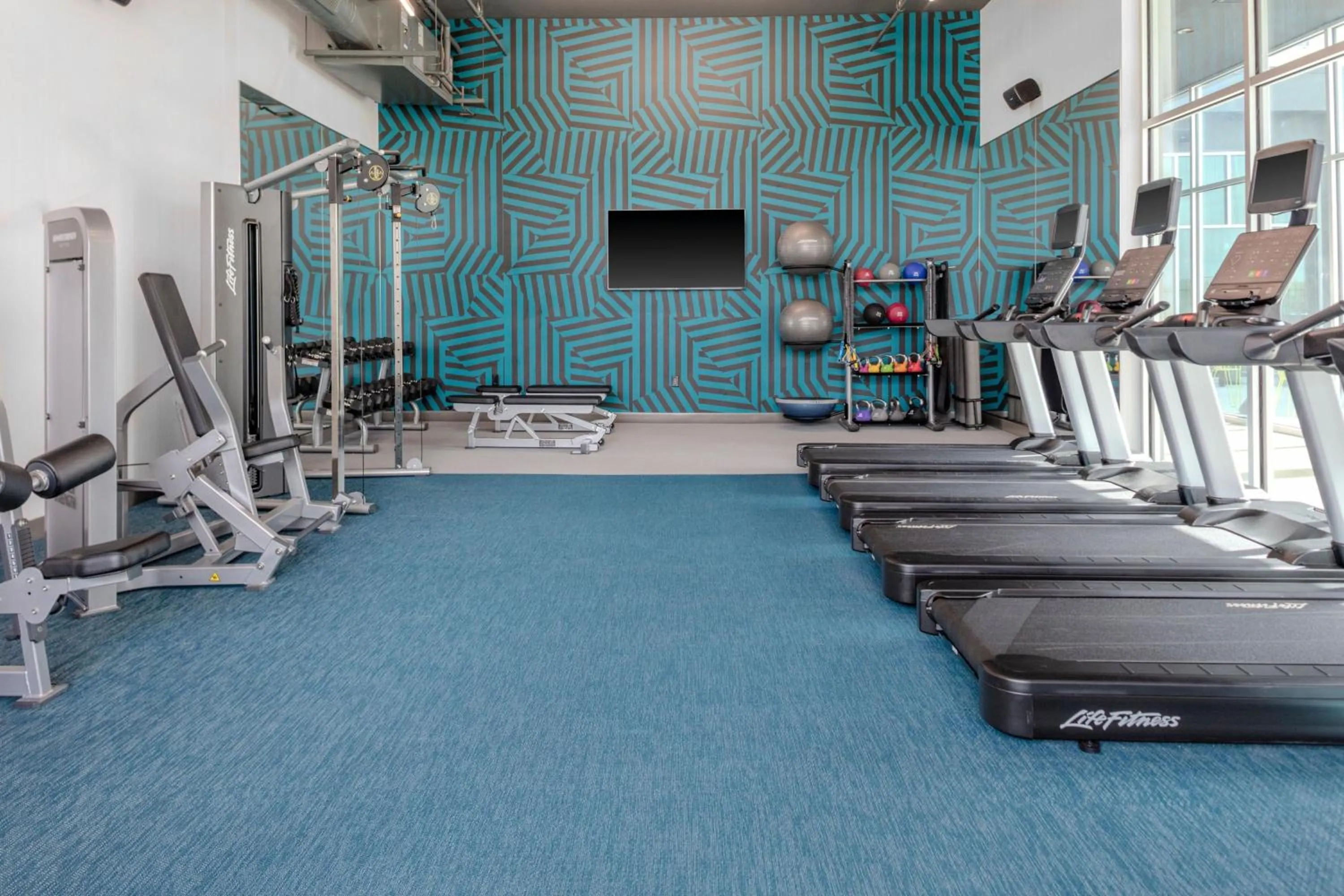 Fitness centre/facilities in Aloft Dallas Arlington South