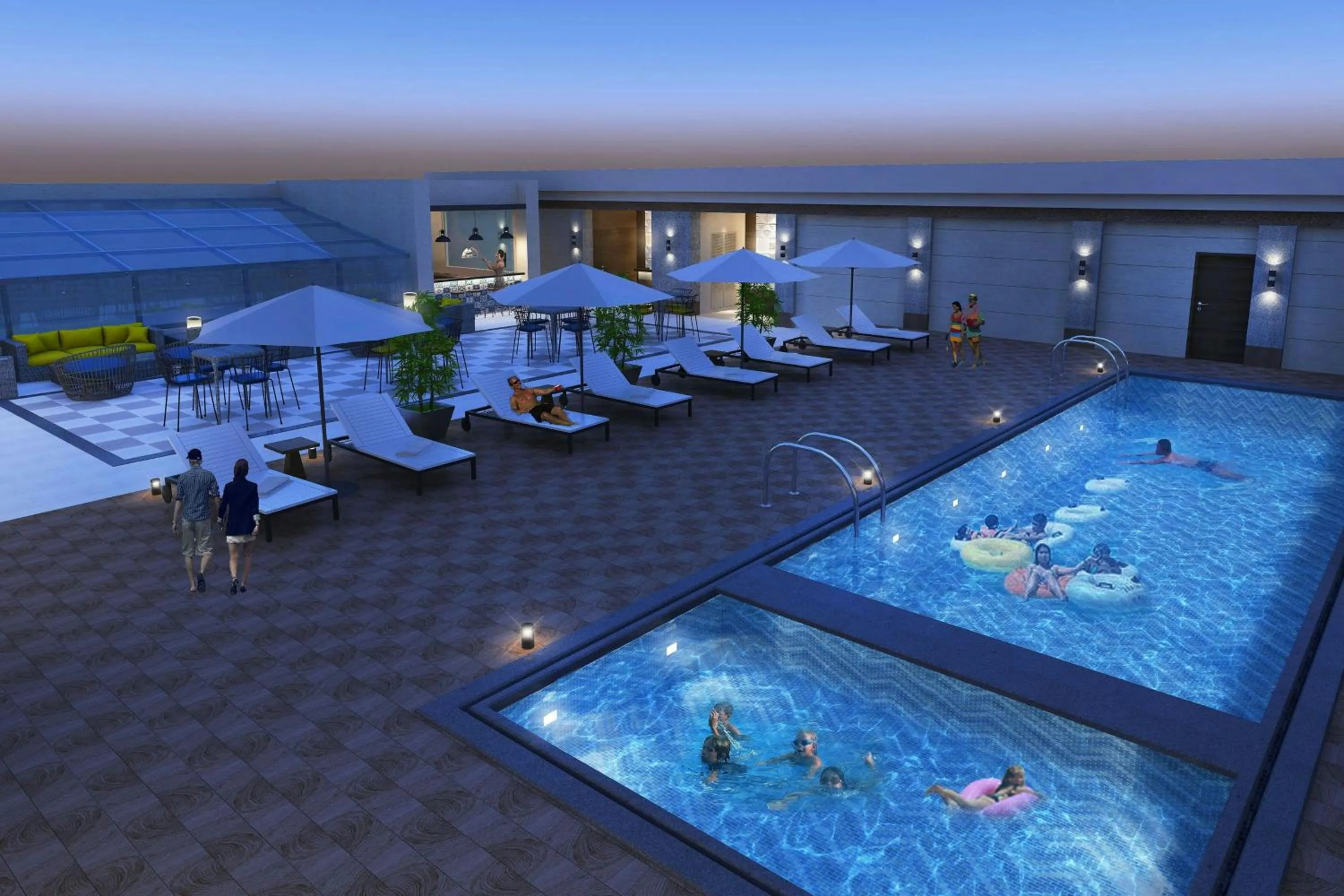 Swimming pool in Four Points by Sheraton Kigali