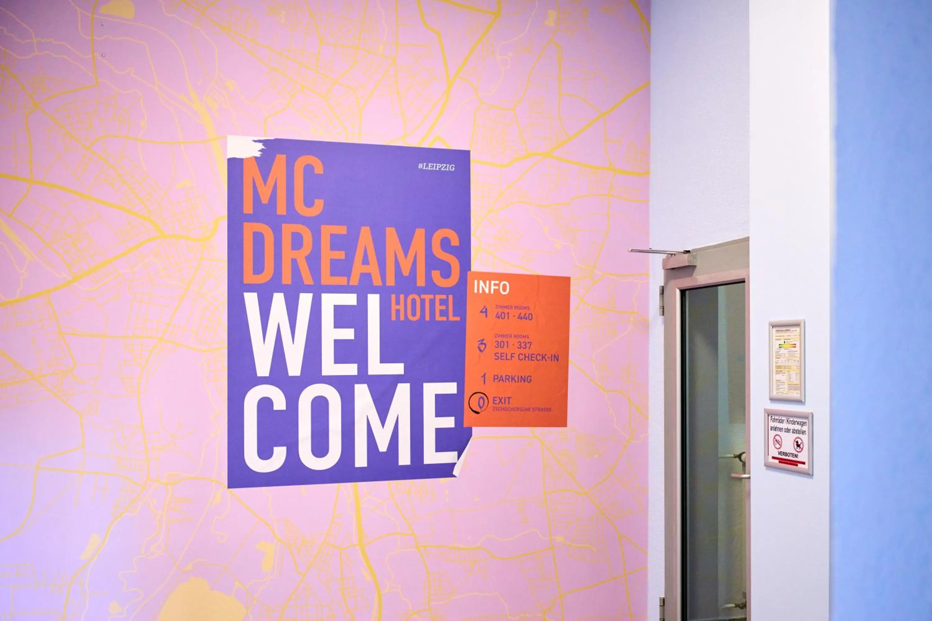 Property building in McDreams Hotel Leipzig