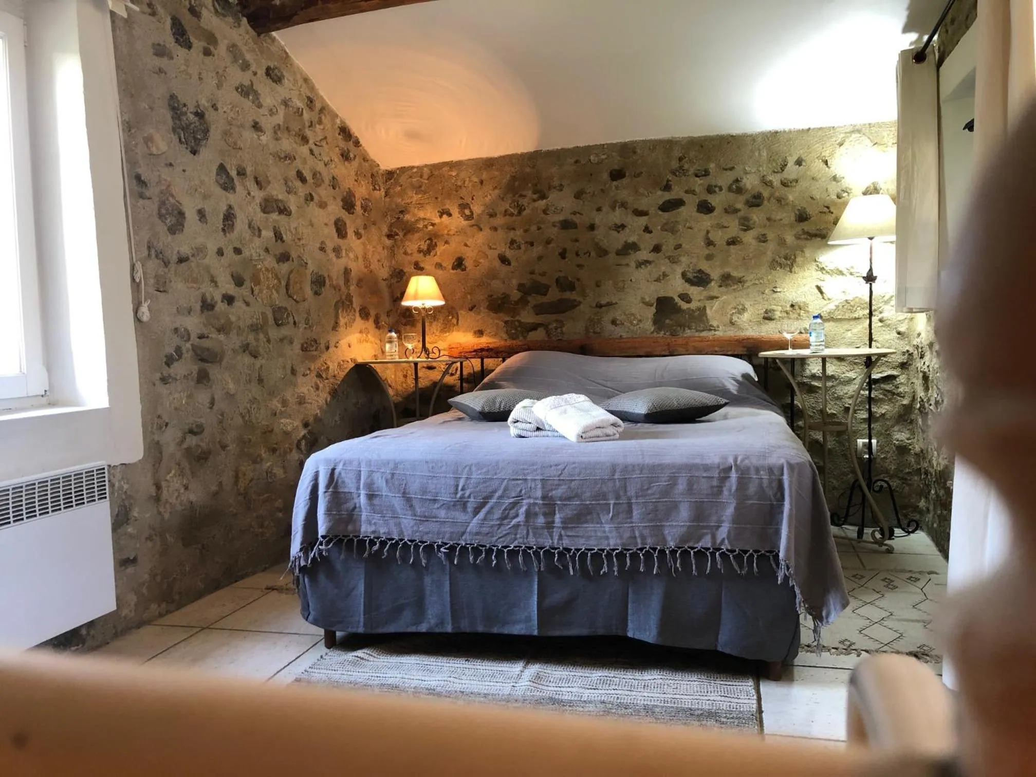 Bed in Chambre d'hôtes LOU PATACLET