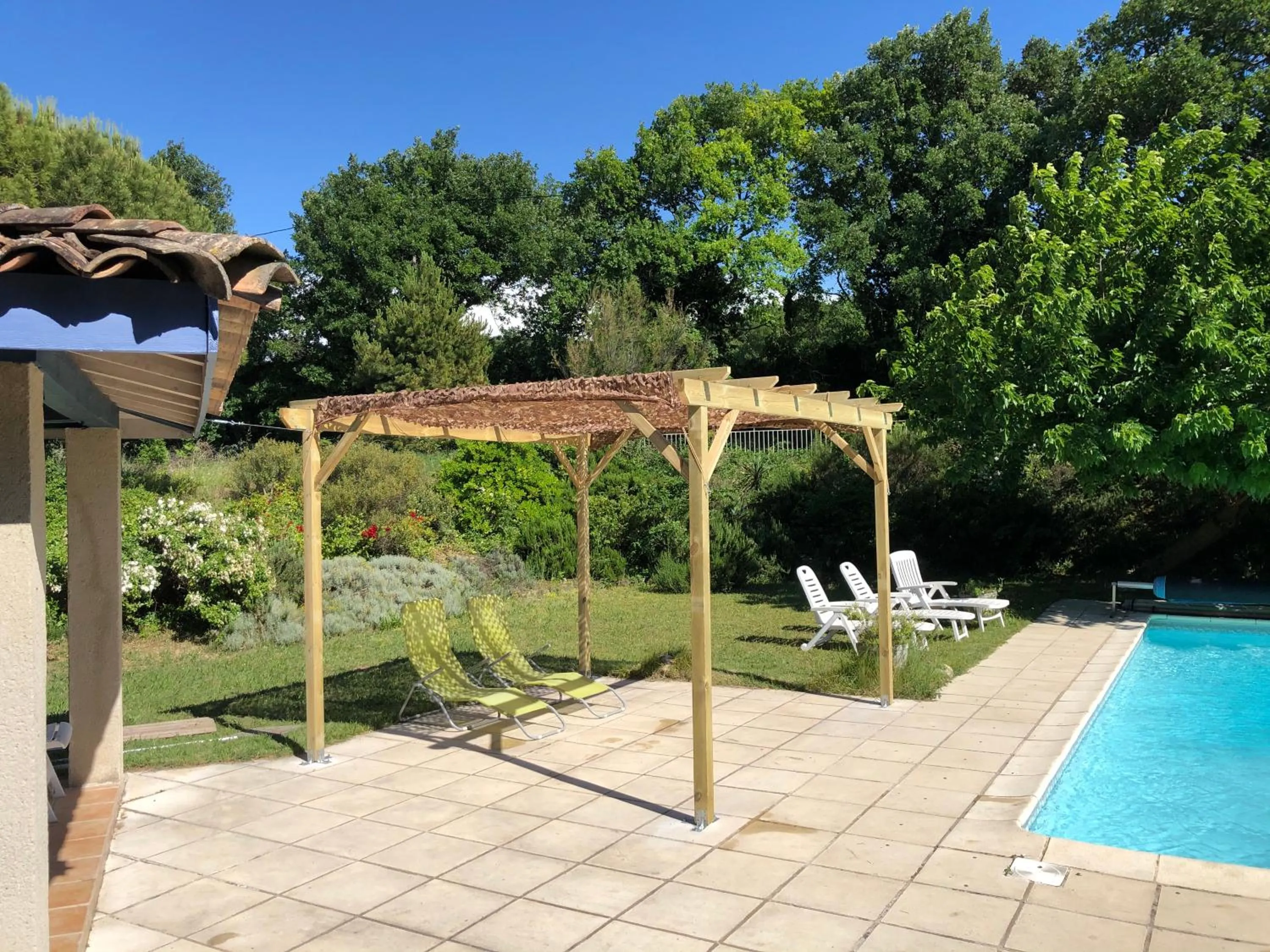 Swimming pool in Chambre d'hôtes LOU PATACLET
