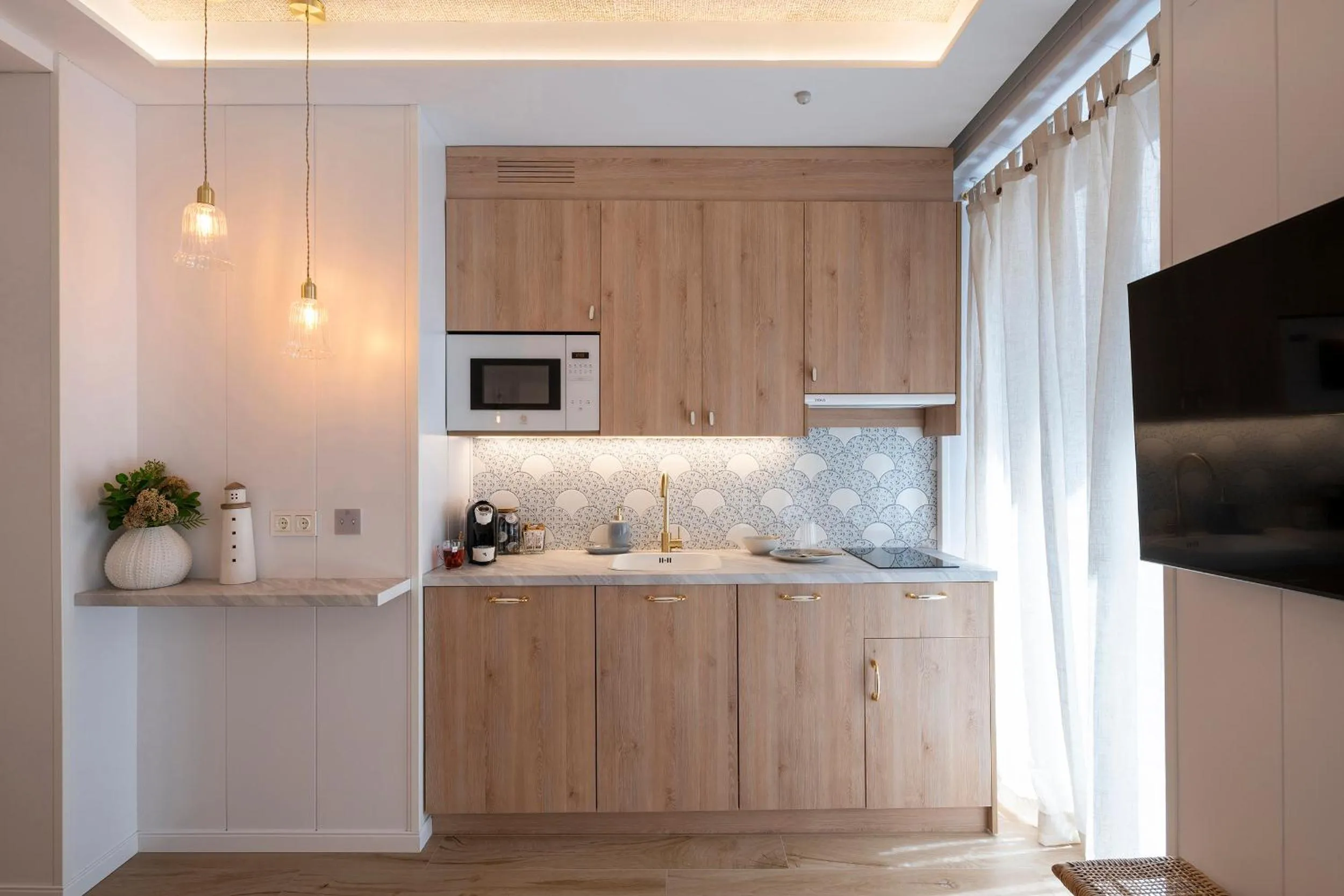Kitchen or kitchenette in Palatina Concept Suites