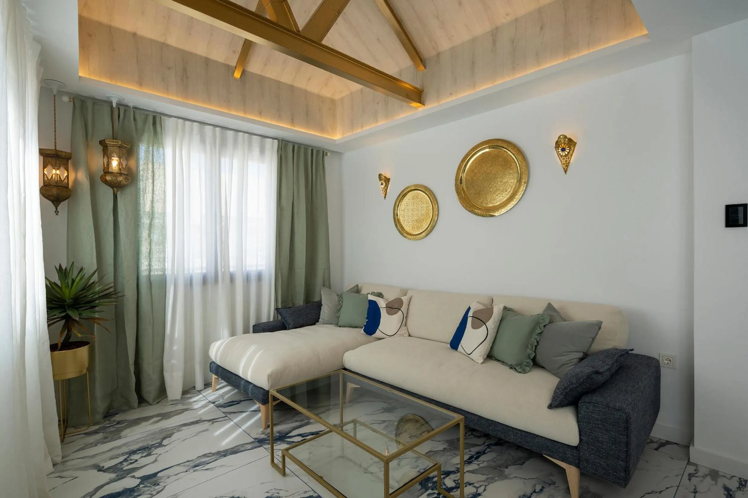 Living room in Palatina Concept Suites