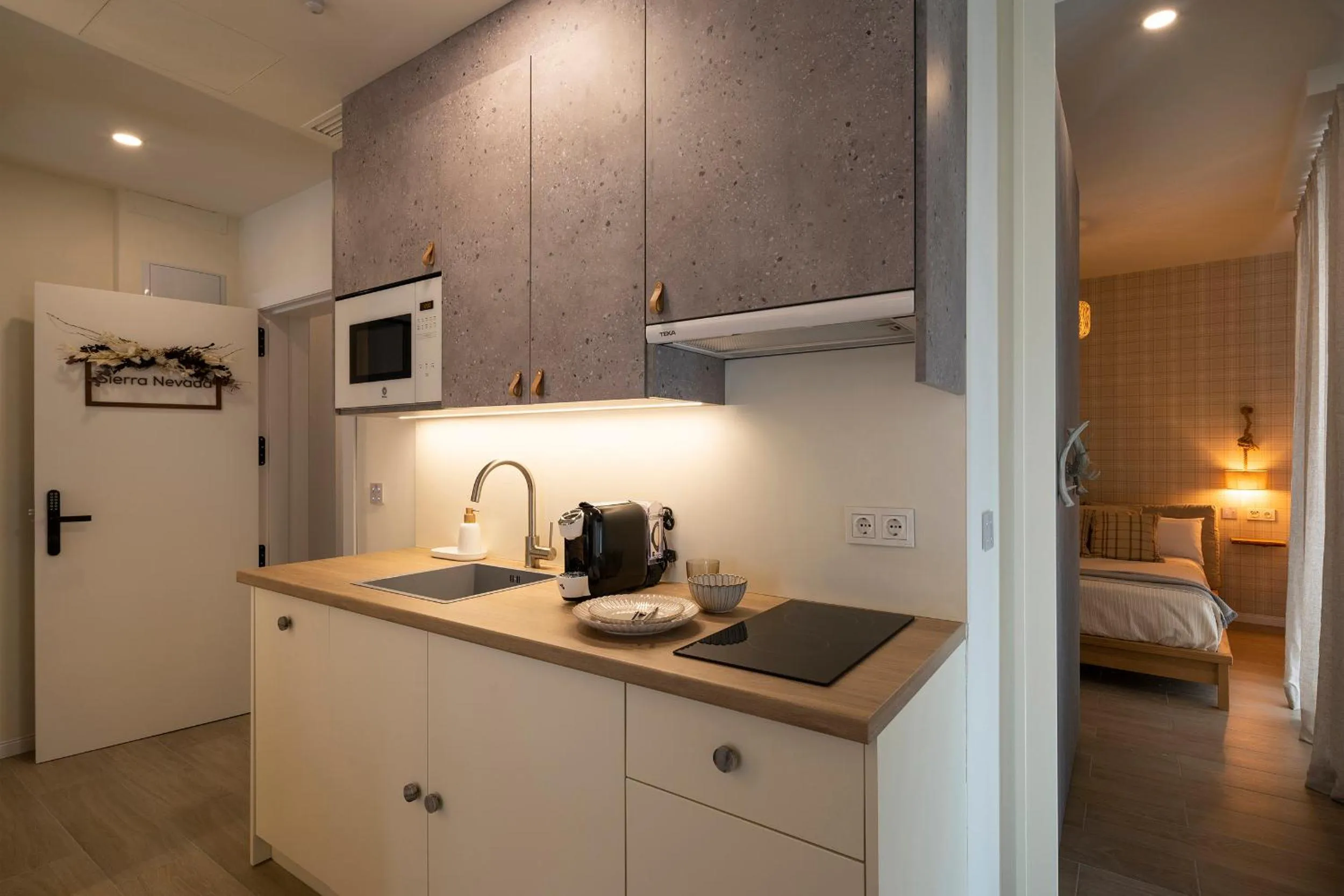 Kitchen or kitchenette in Palatina Concept Suites