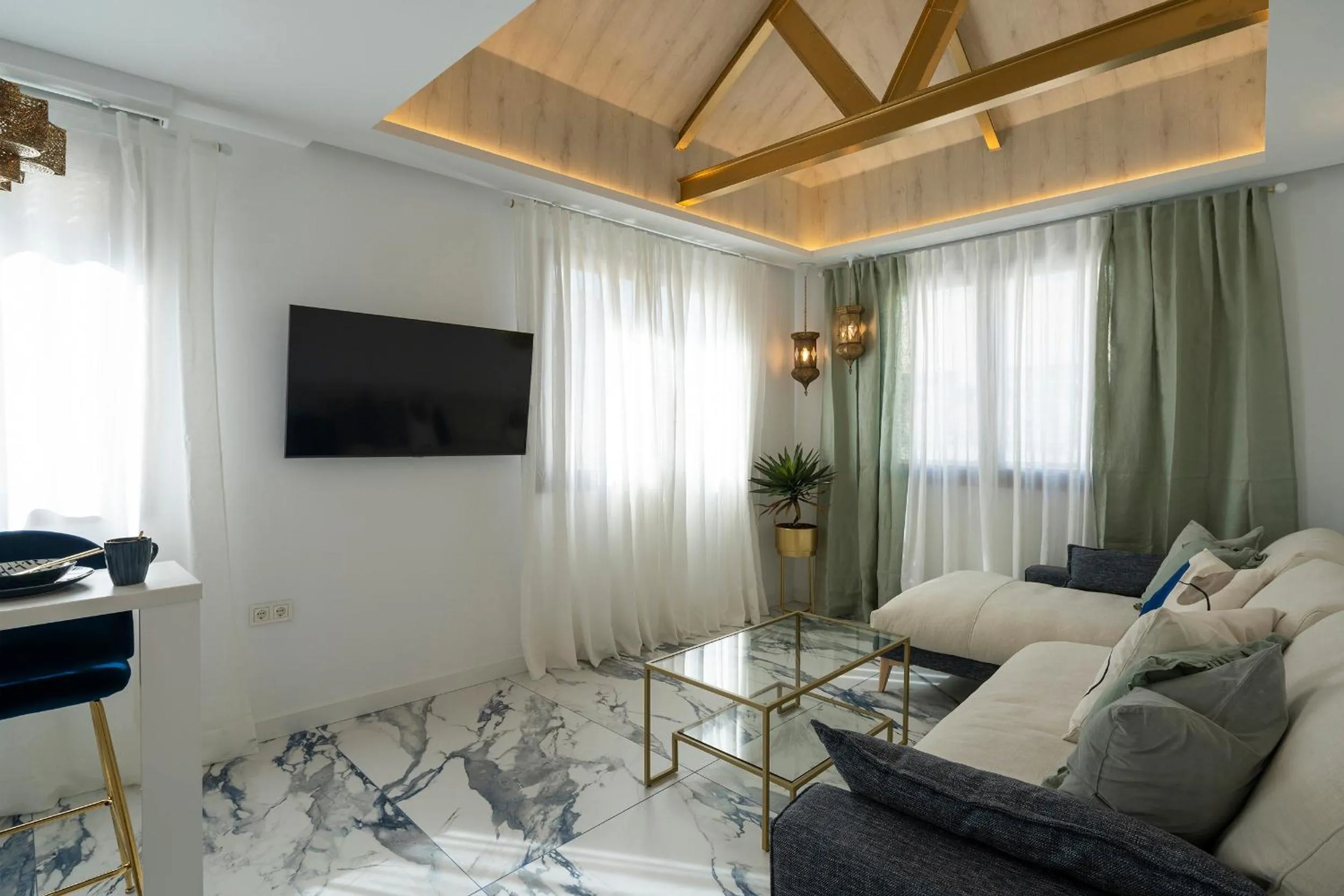 Living room in Palatina Concept Suites