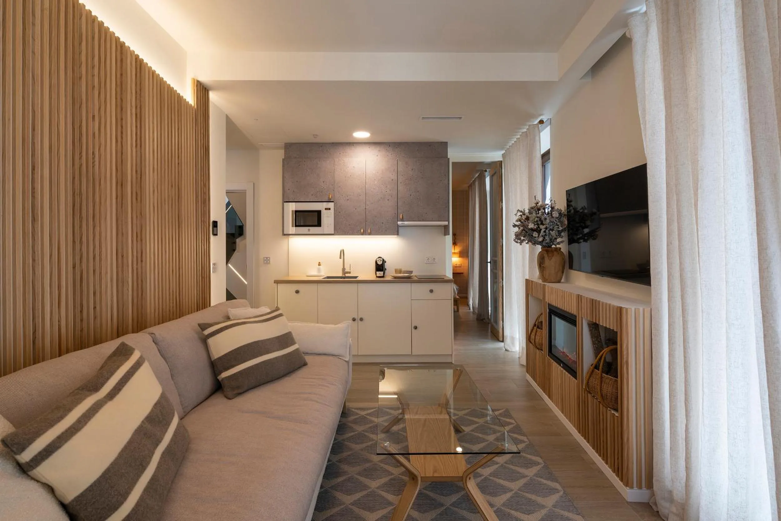 Kitchen or kitchenette in Palatina Concept Suites