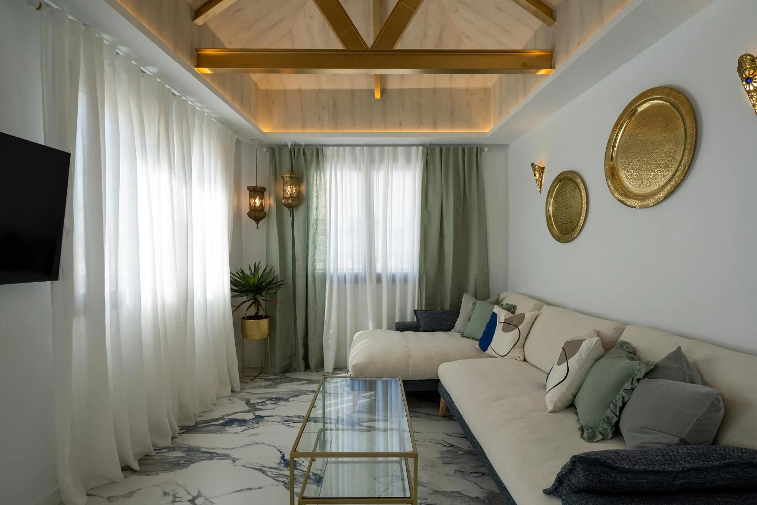 Living room in Palatina Concept Suites