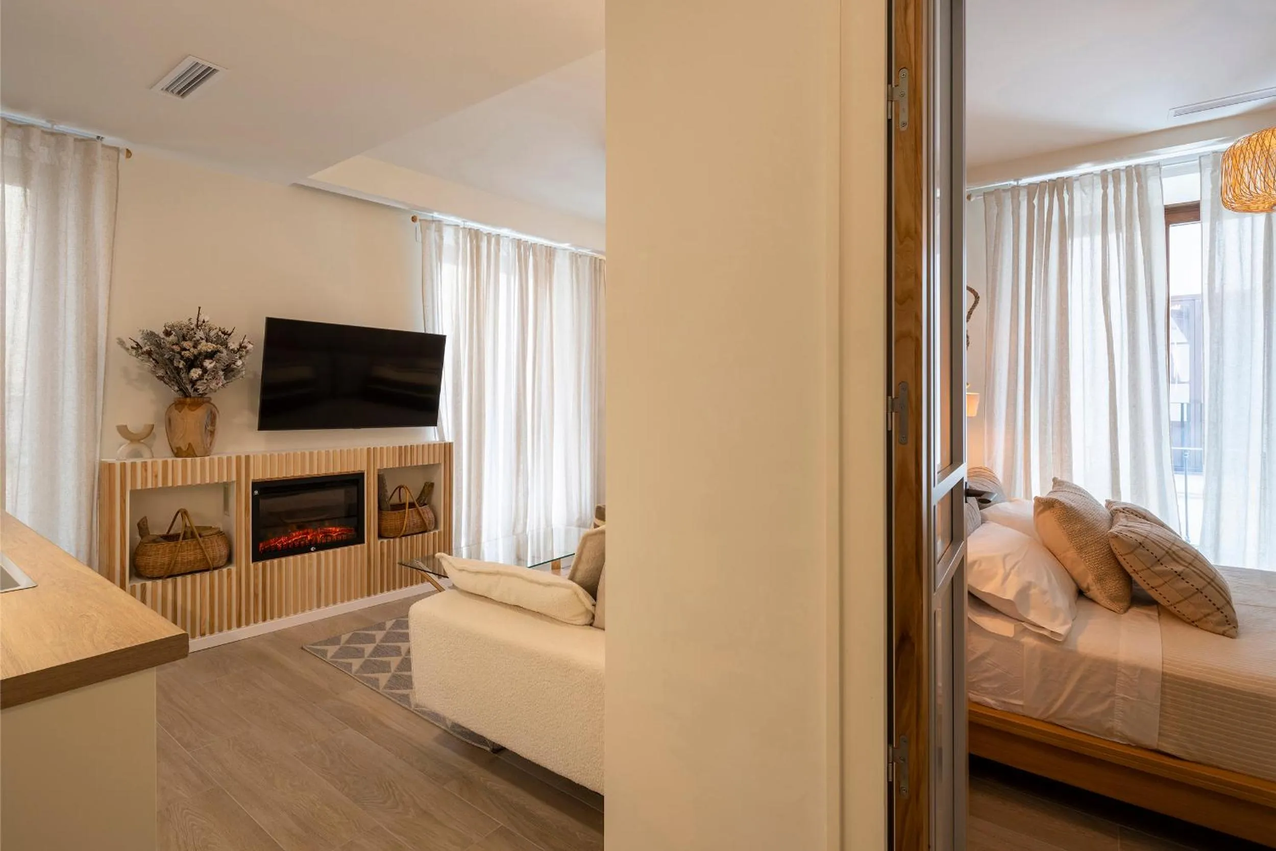 Living room, Bed in Palatina Concept Suites