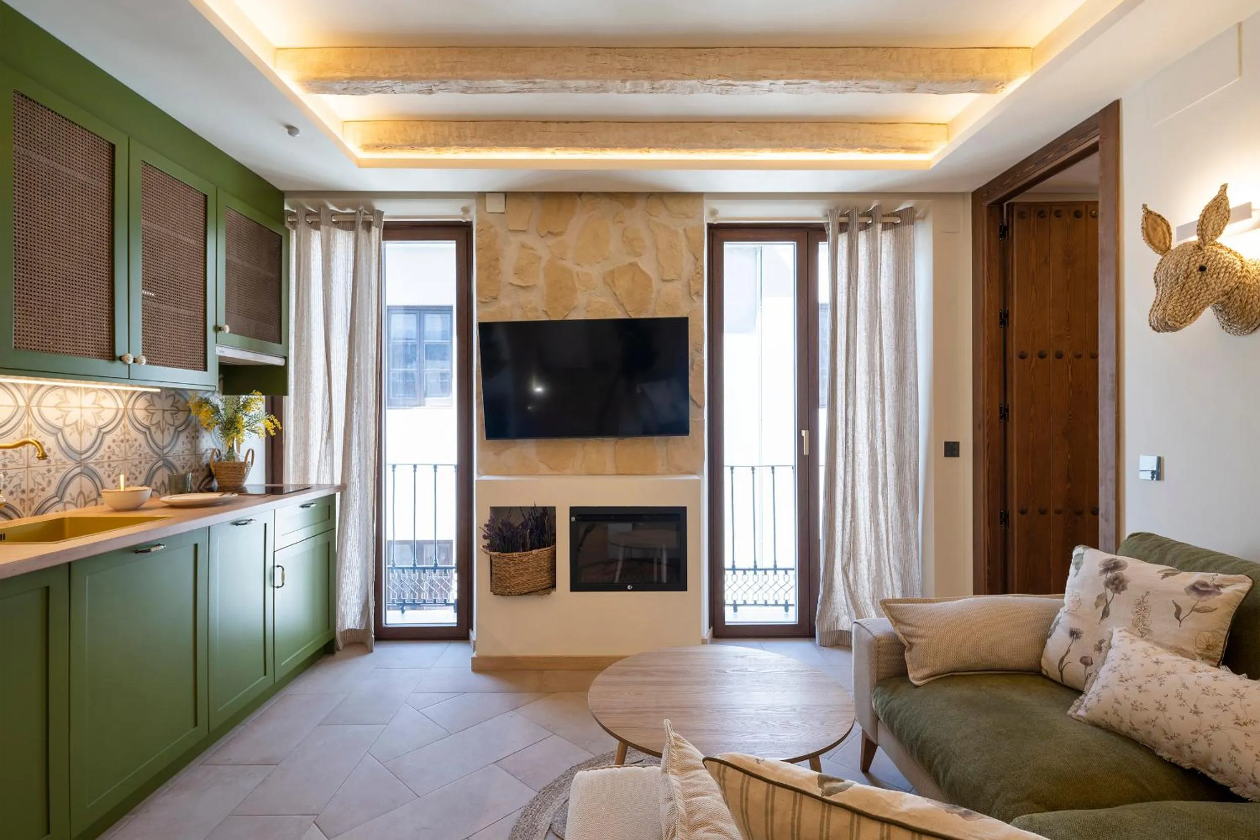 Kitchen or kitchenette in Palatina Concept Suites