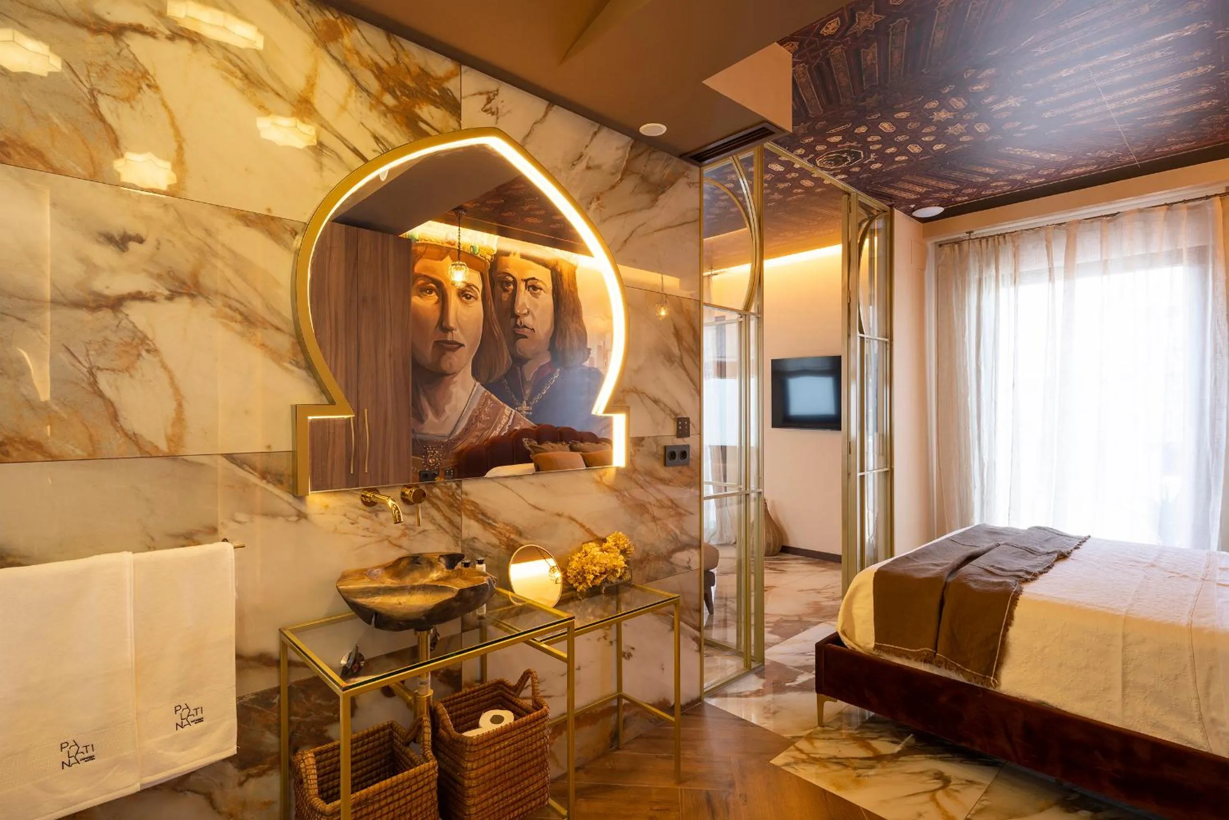 Bed in Palatina Concept Suites