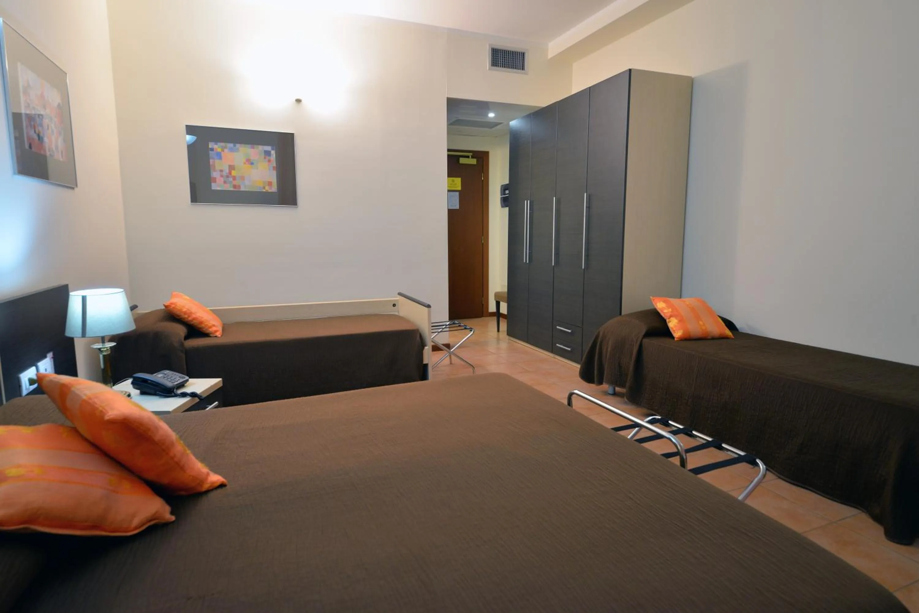 Bed in Hotel Ferrari