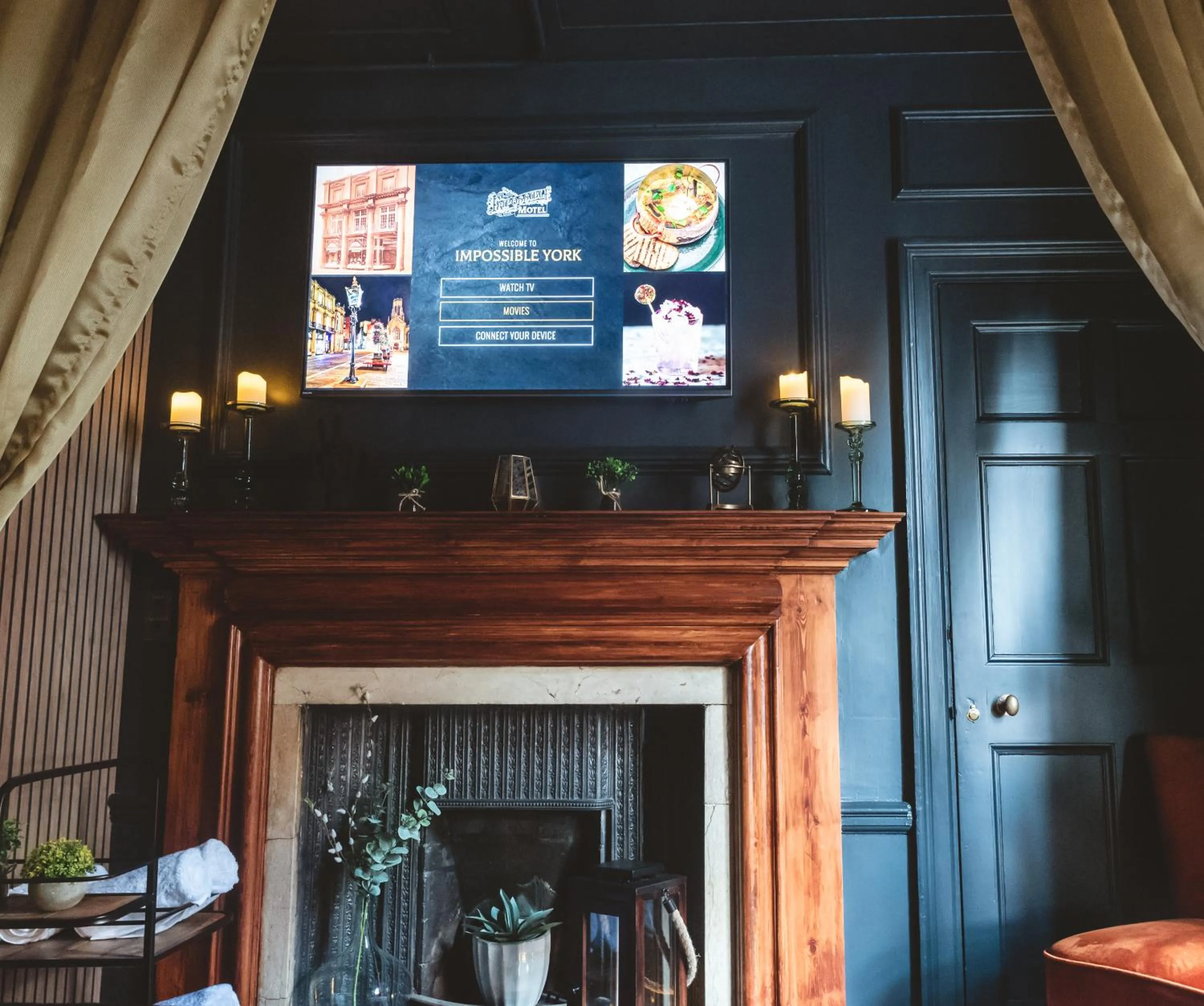 TV and multimedia in Impossible Motel