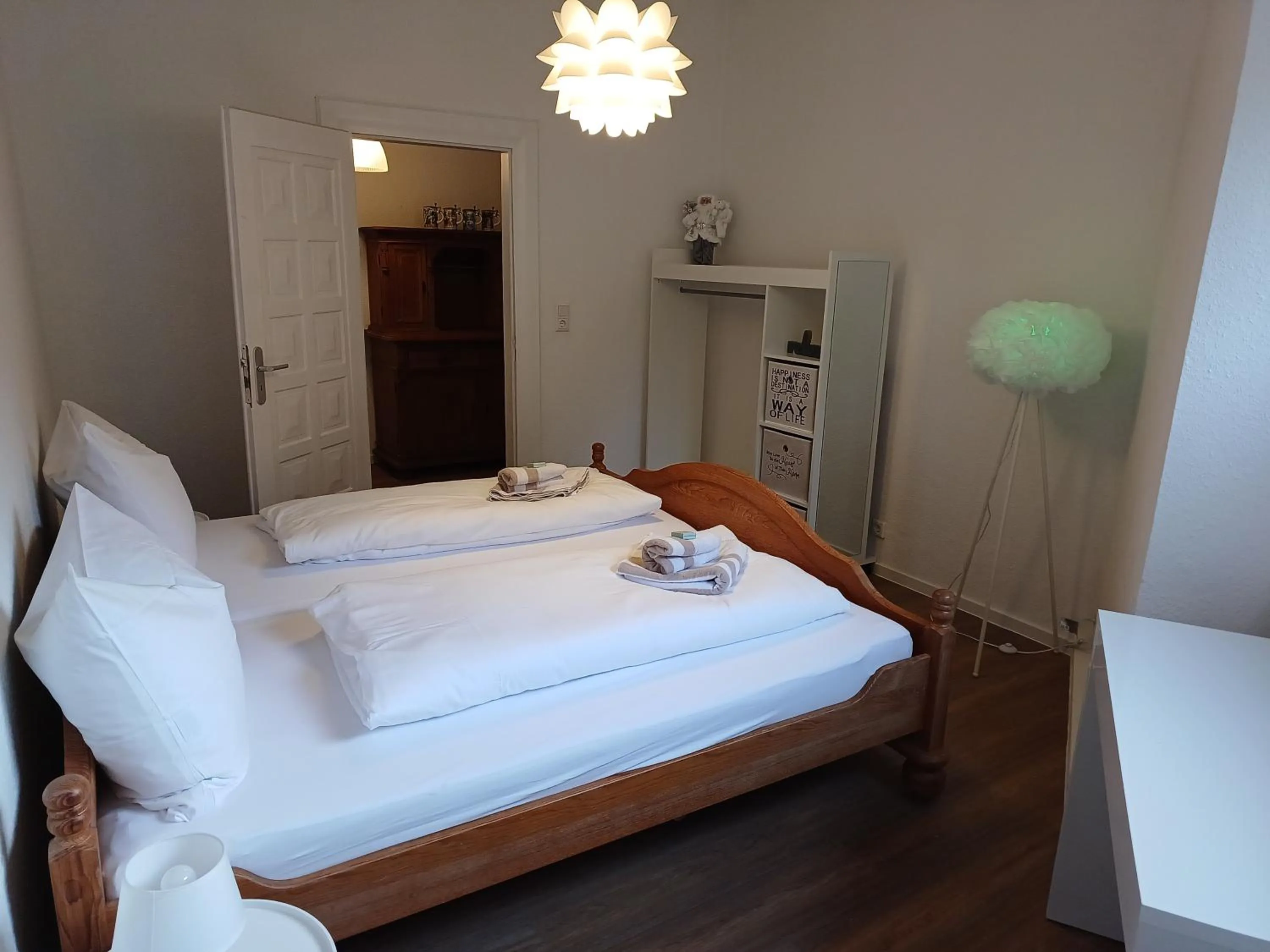 Bed in HeimatHerz Hotel Garni