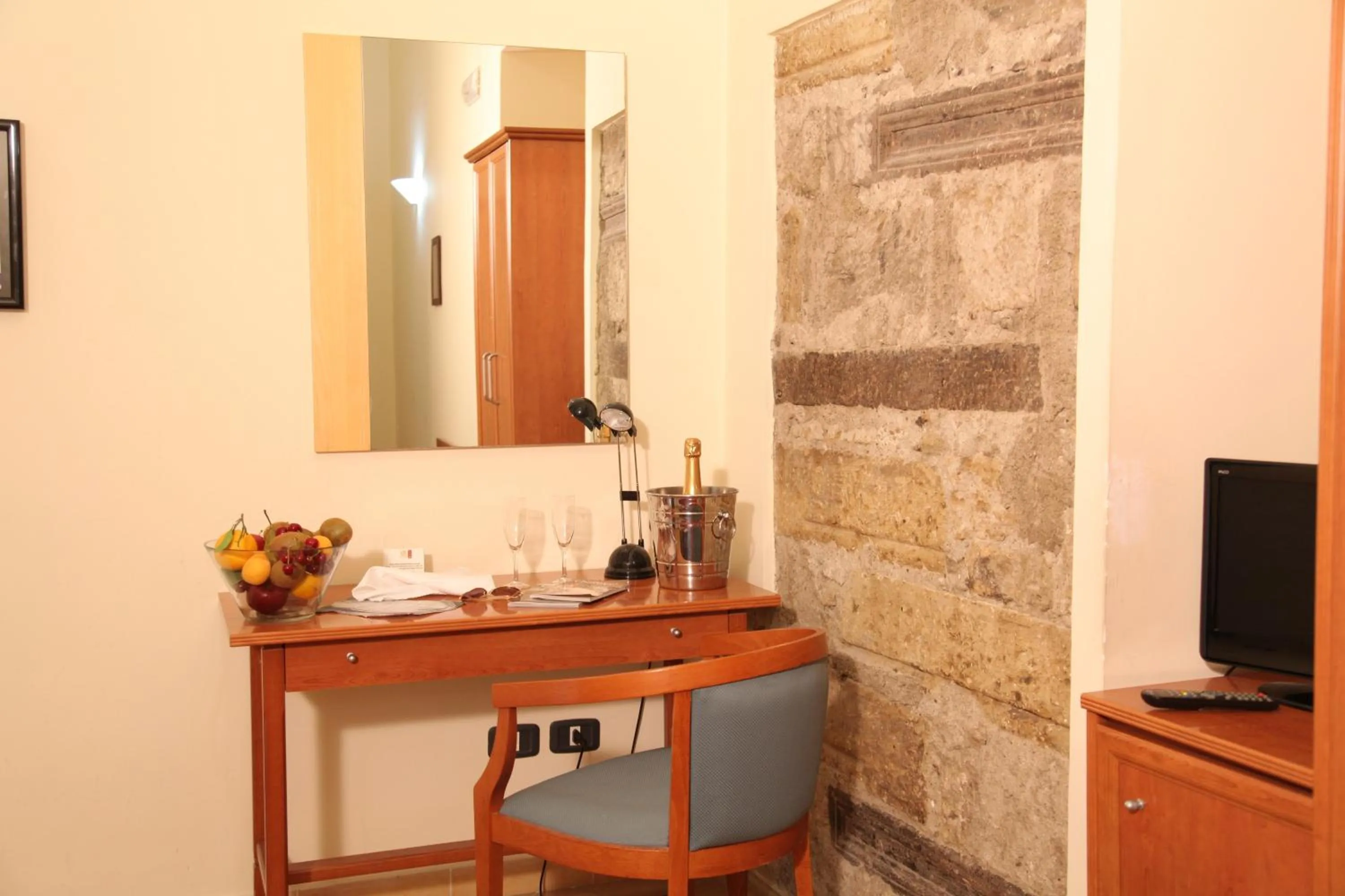 Decorative detail in Caravaggio Hotel