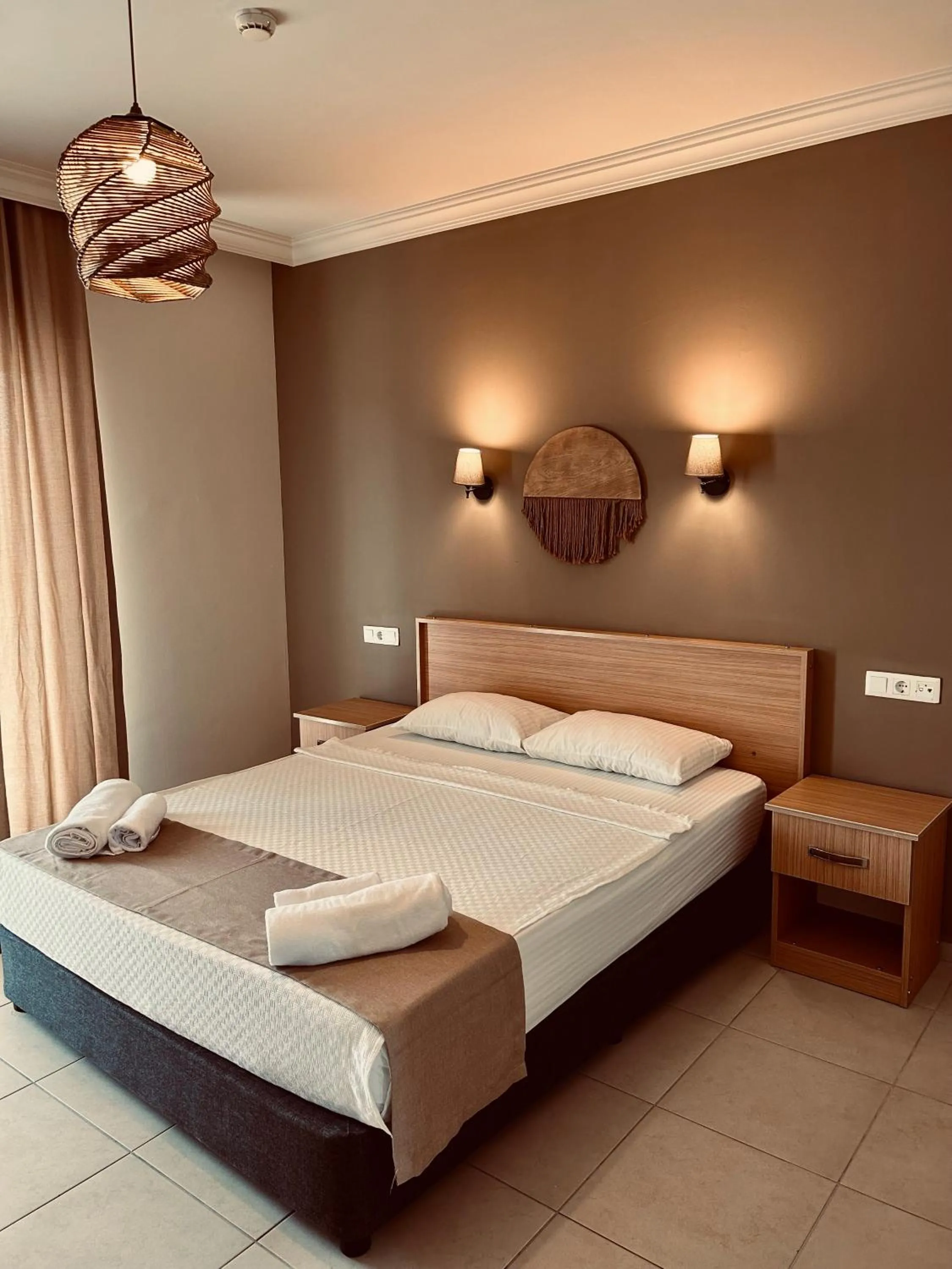 Bedroom, Bed in Kalia Beach Hotel Side Ex Kale Motel