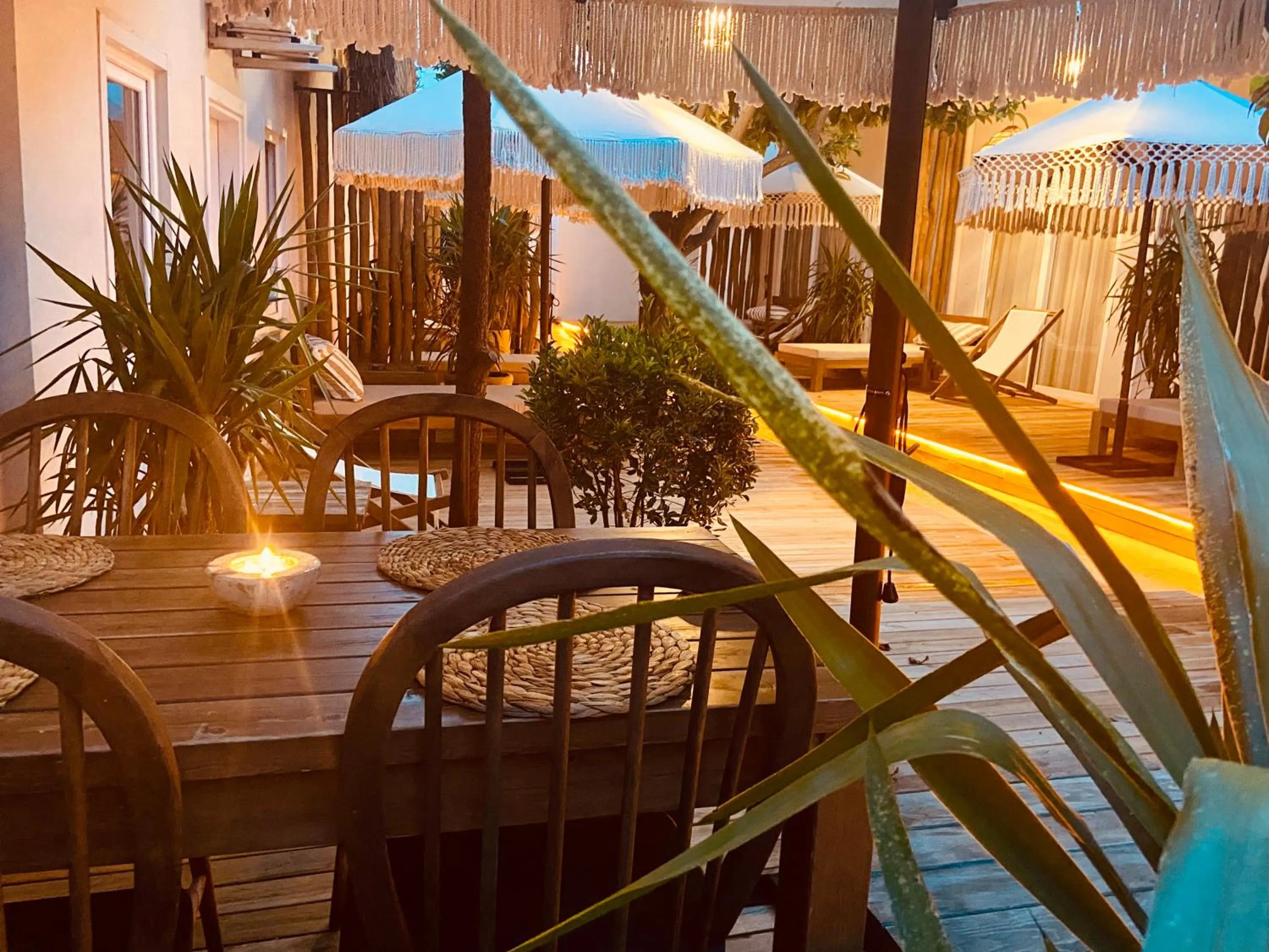 Patio in Kalia Beach Hotel Side Ex Kale Motel