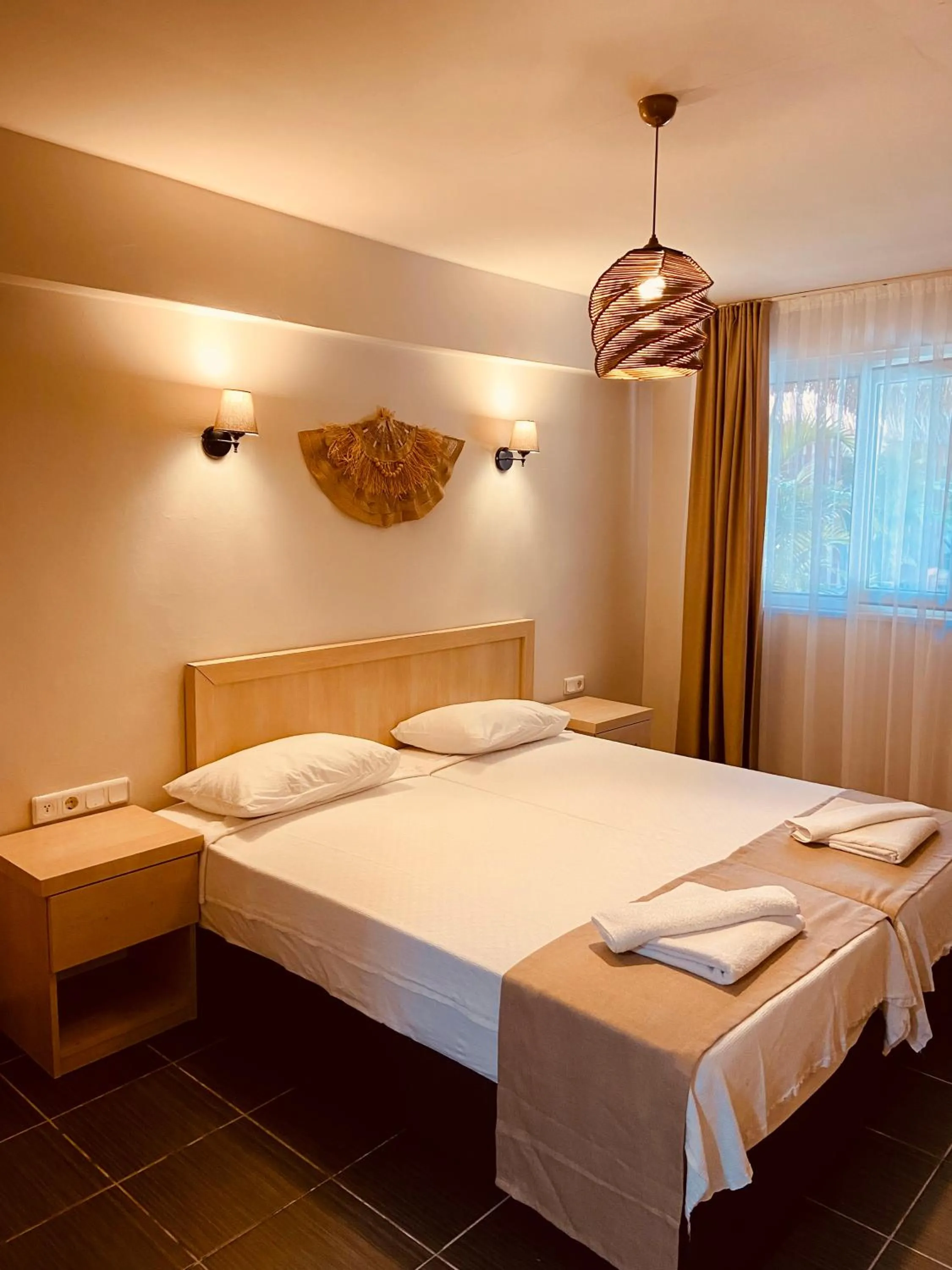 Bed in Kalia Beach Hotel Side Ex Kale Motel