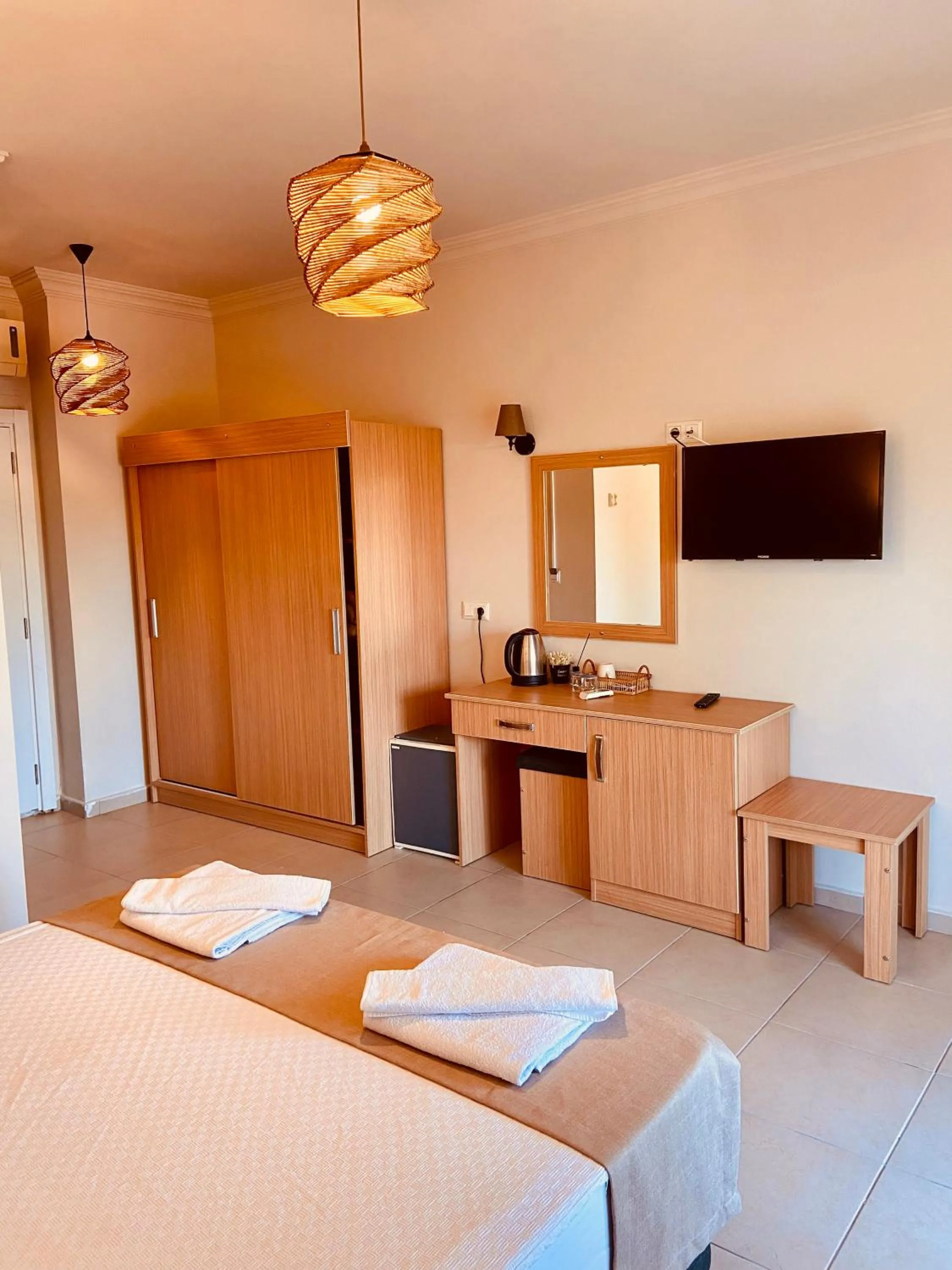 Bed in Kalia Beach Hotel Side Ex Kale Motel