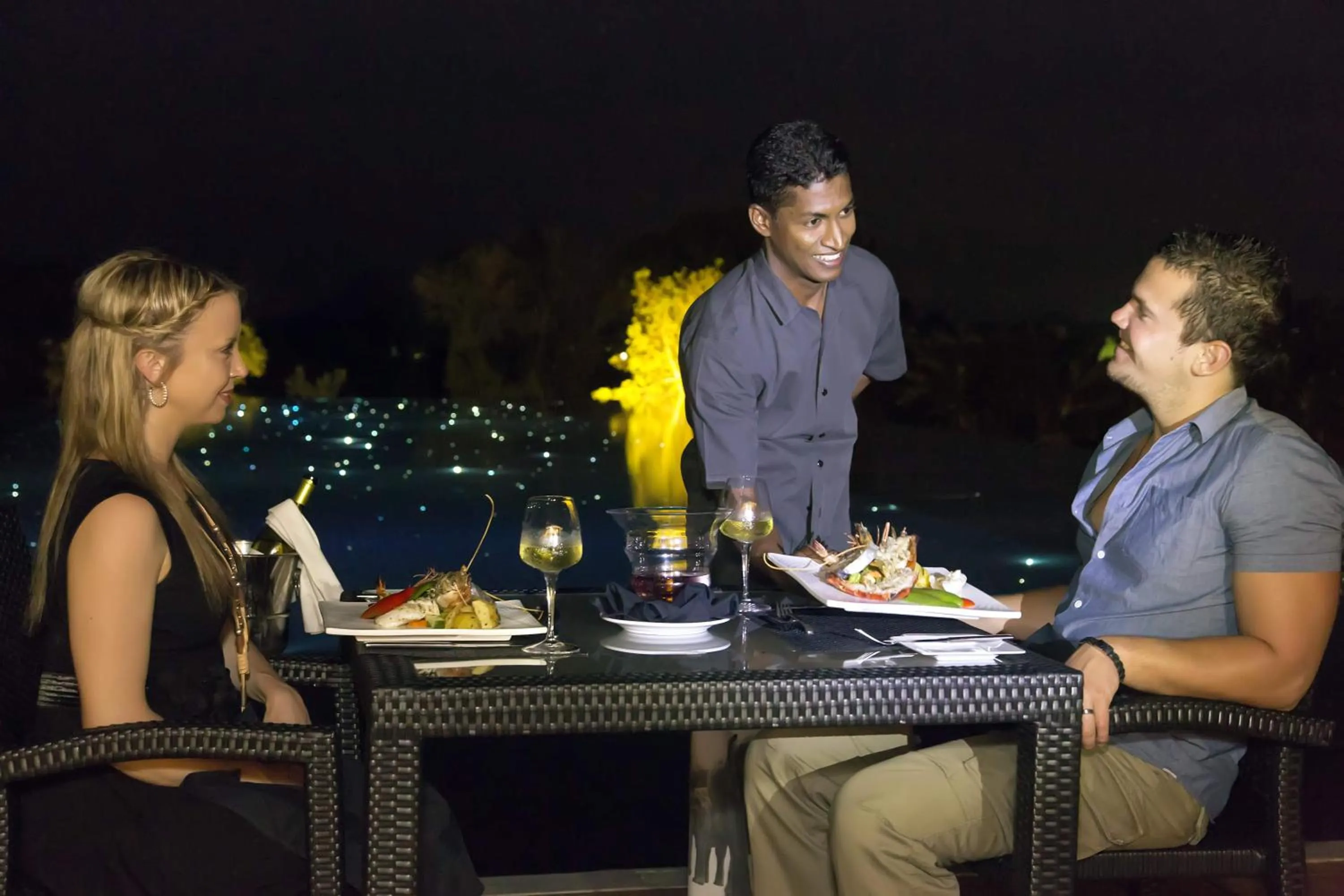 Dining area in Aliya Resort and Spa - Thema Collection