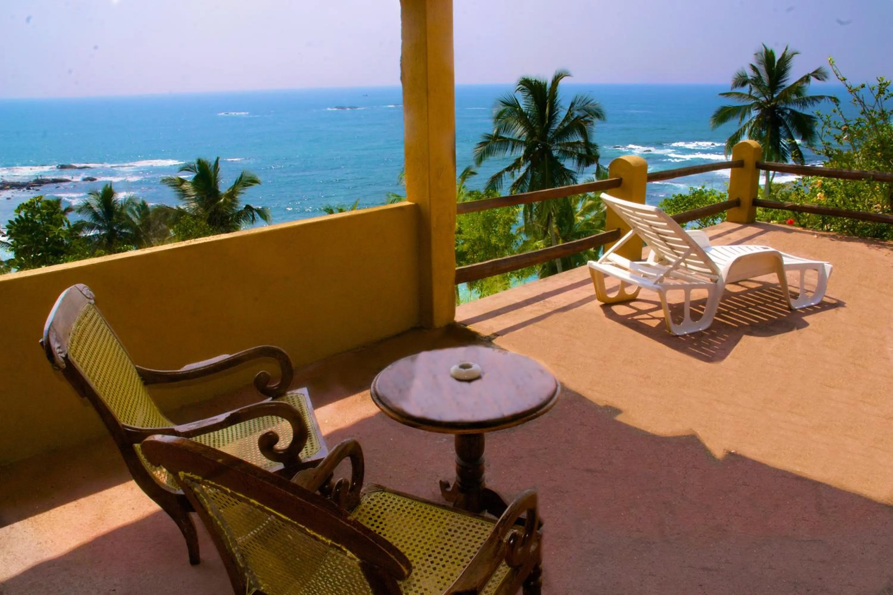 Balcony/Terrace in Eva Lanka Hotel - Beach & Wellness
