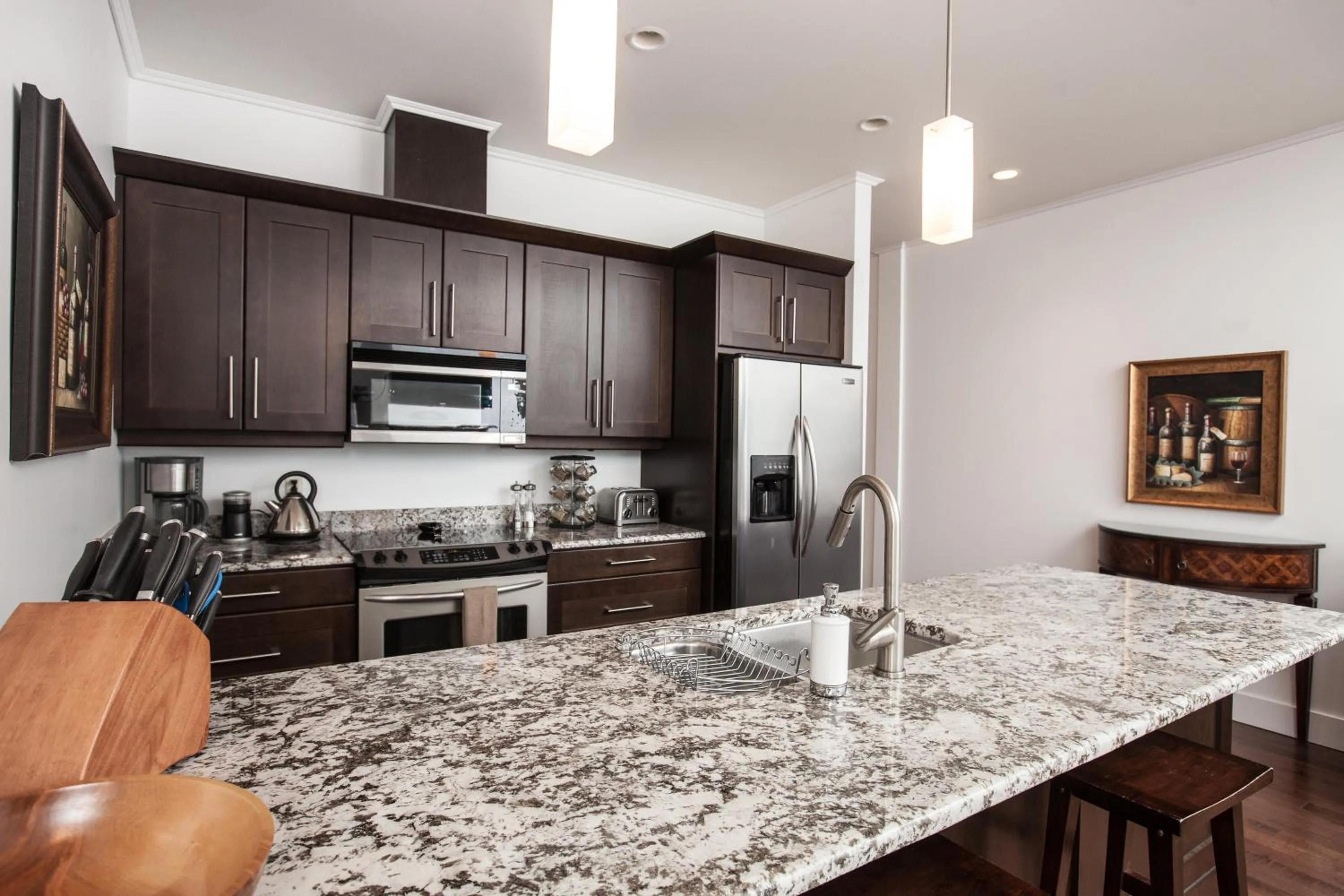 Kitchen or kitchenette in Alpenglow Penthouse by Revelstoke Vacations