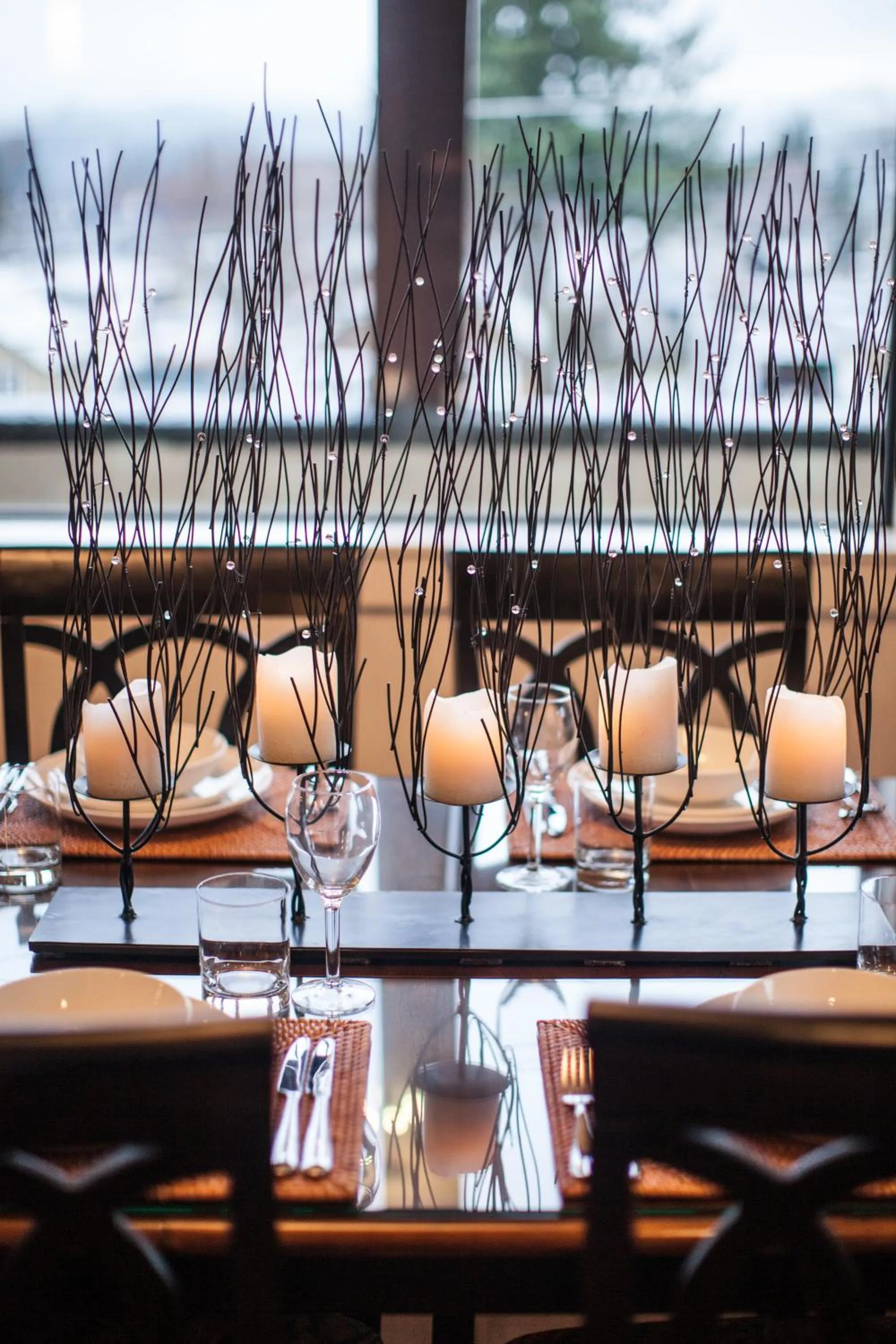Dining area in Alpenglow Penthouse by Revelstoke Vacations