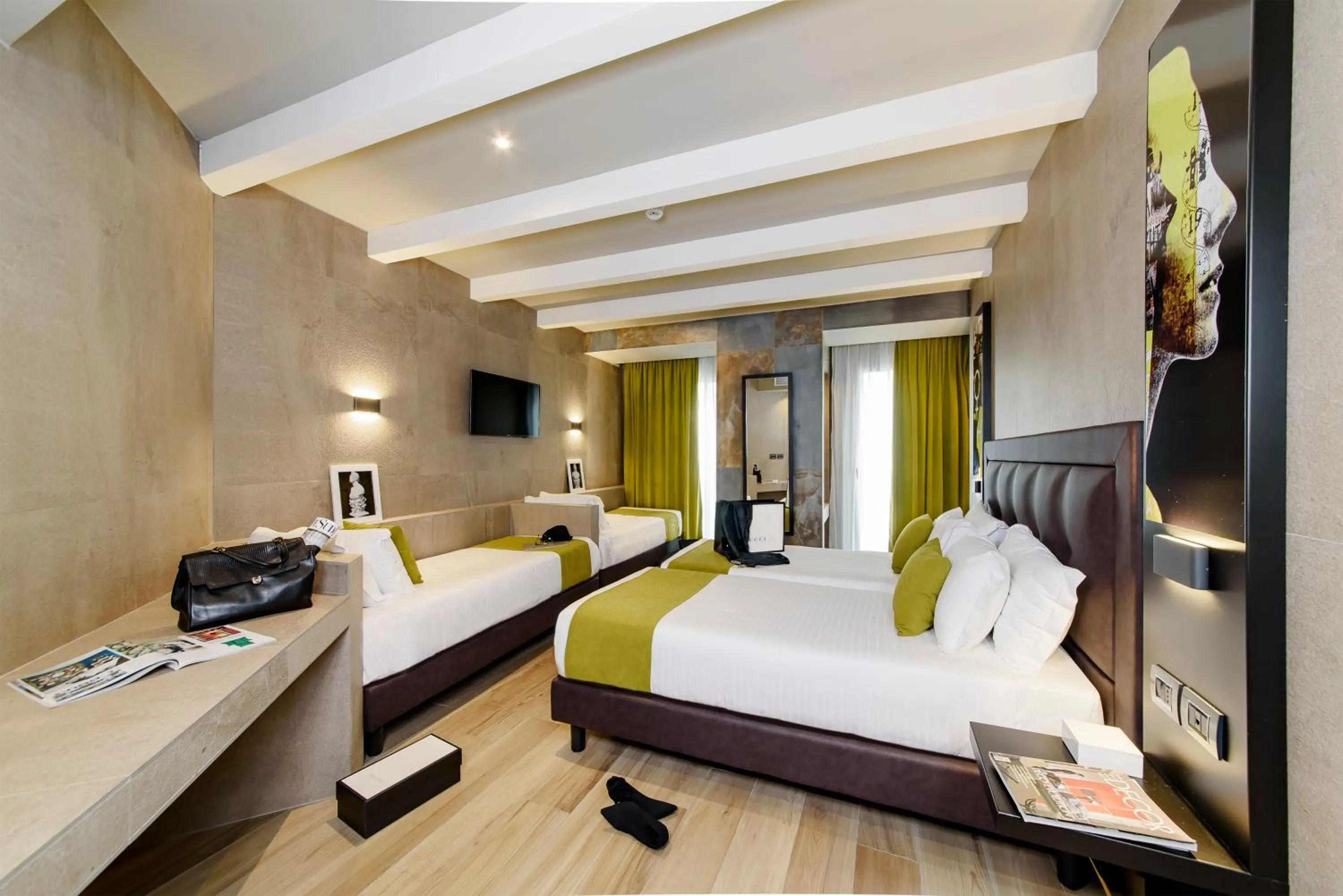 Bedroom, Bed in Just Hotel Milano