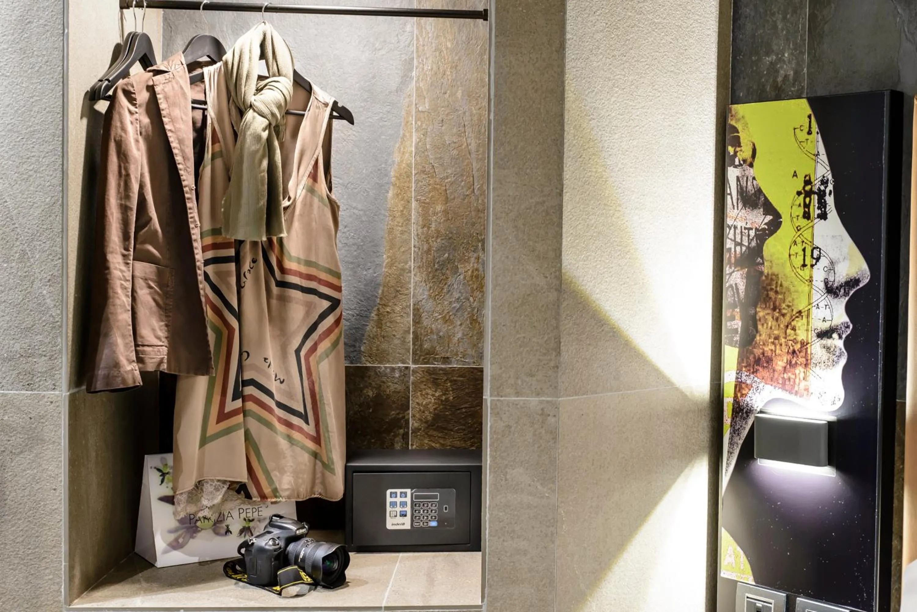 Decorative detail in Just Hotel Milano