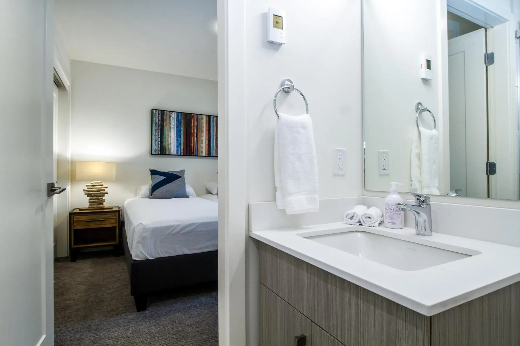 Bathroom in Kasper's Den by Revelstoke Vacations