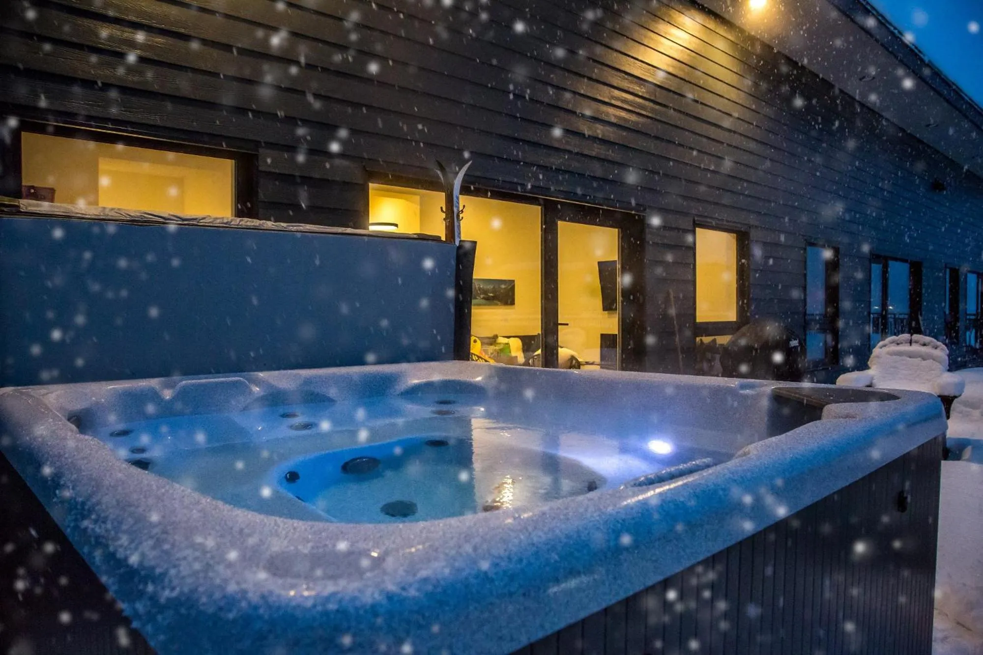 Hot Tub in Kasper's Den by Revelstoke Vacations