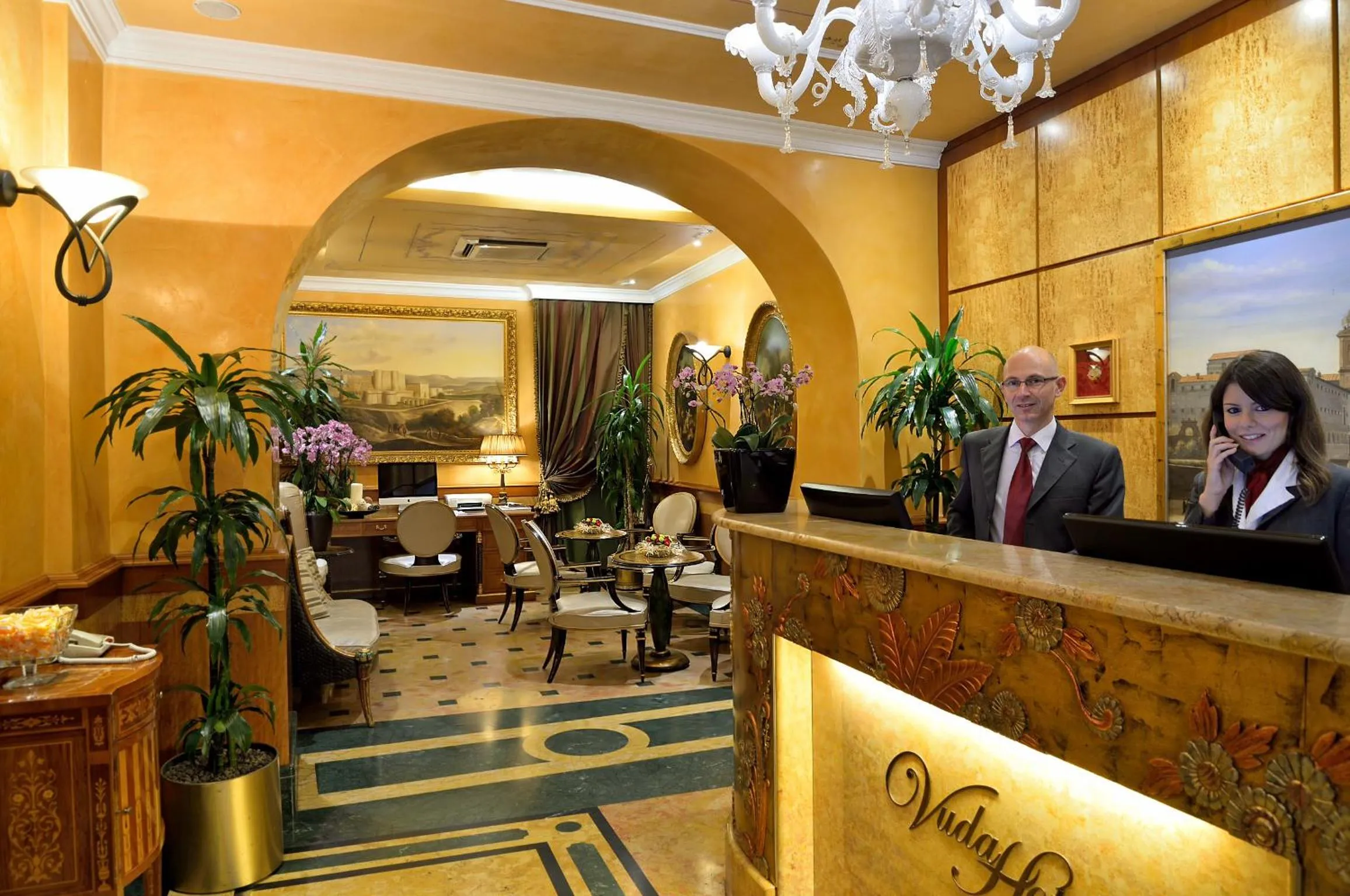 Lobby or reception in Hotel Homs