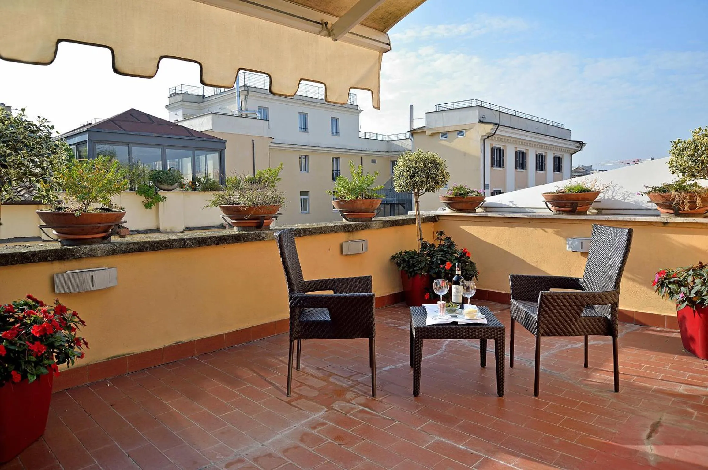 Balcony/Terrace in Hotel Homs