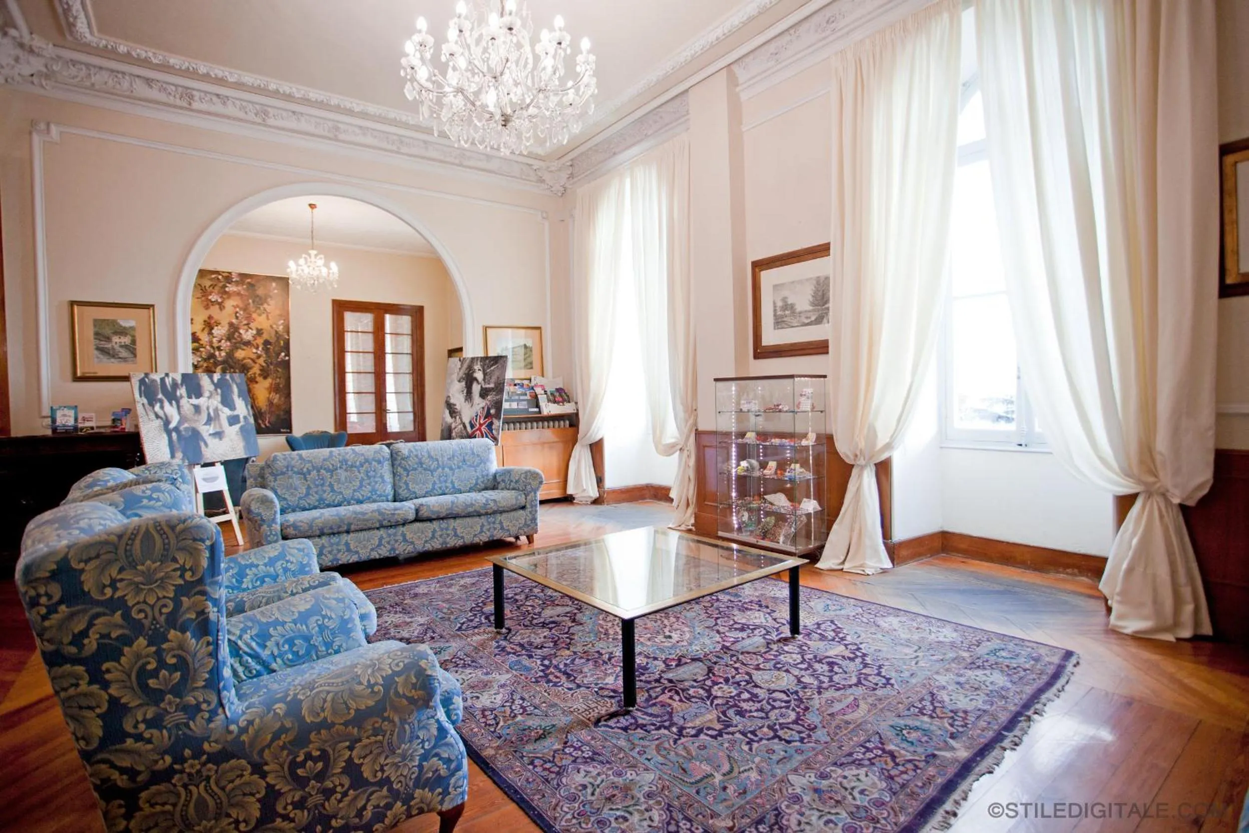 Lounge or bar in Grand Hotel & des Anglais Spa