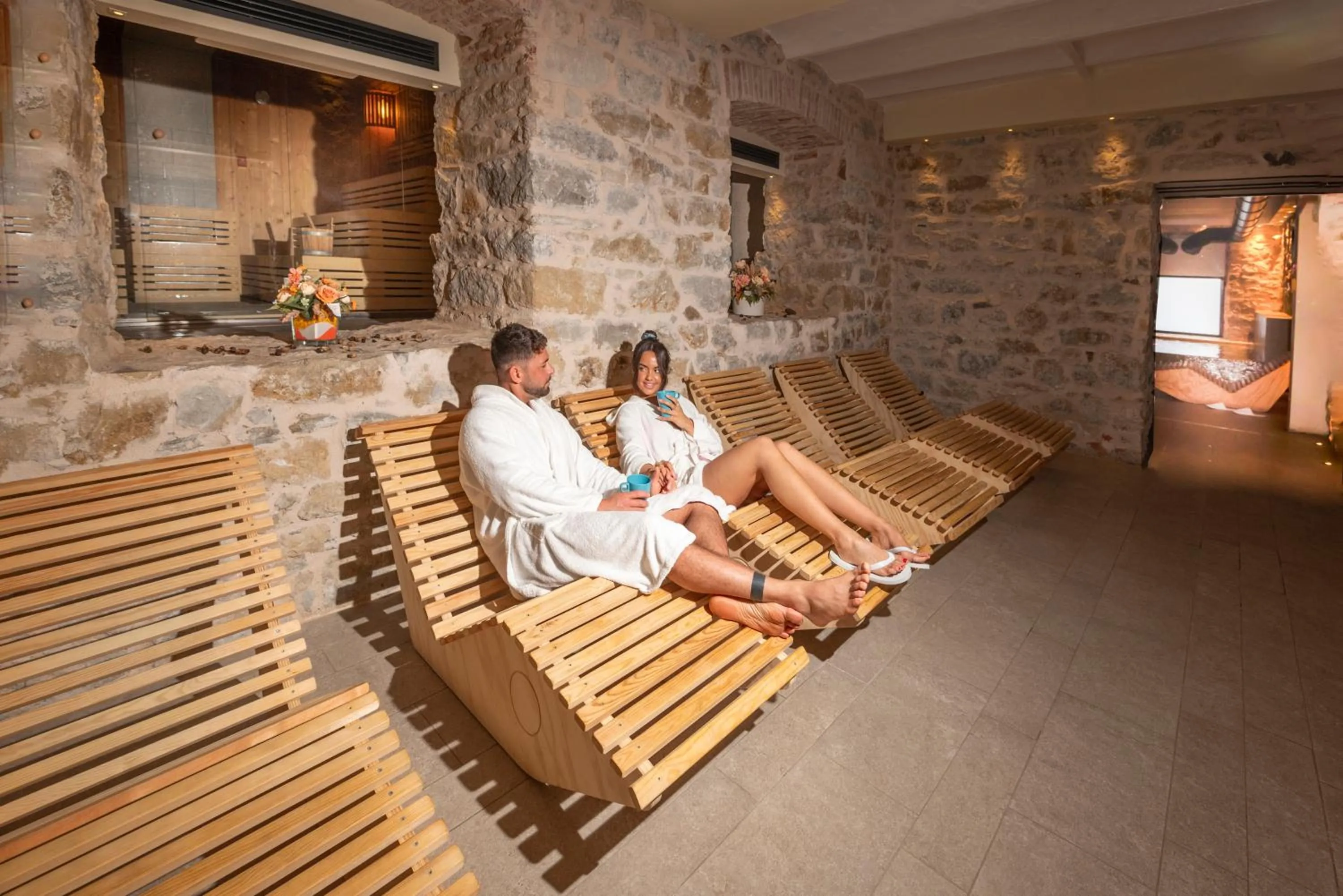 Spa and wellness centre/facilities in Grand Hotel & des Anglais Spa
