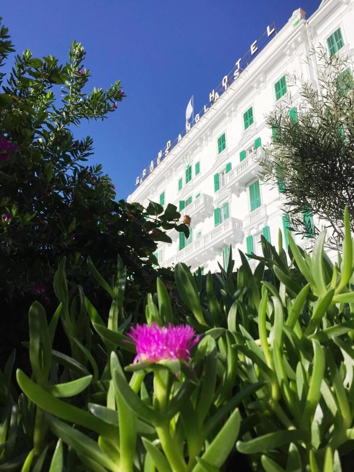 Garden in Grand Hotel & des Anglais Spa