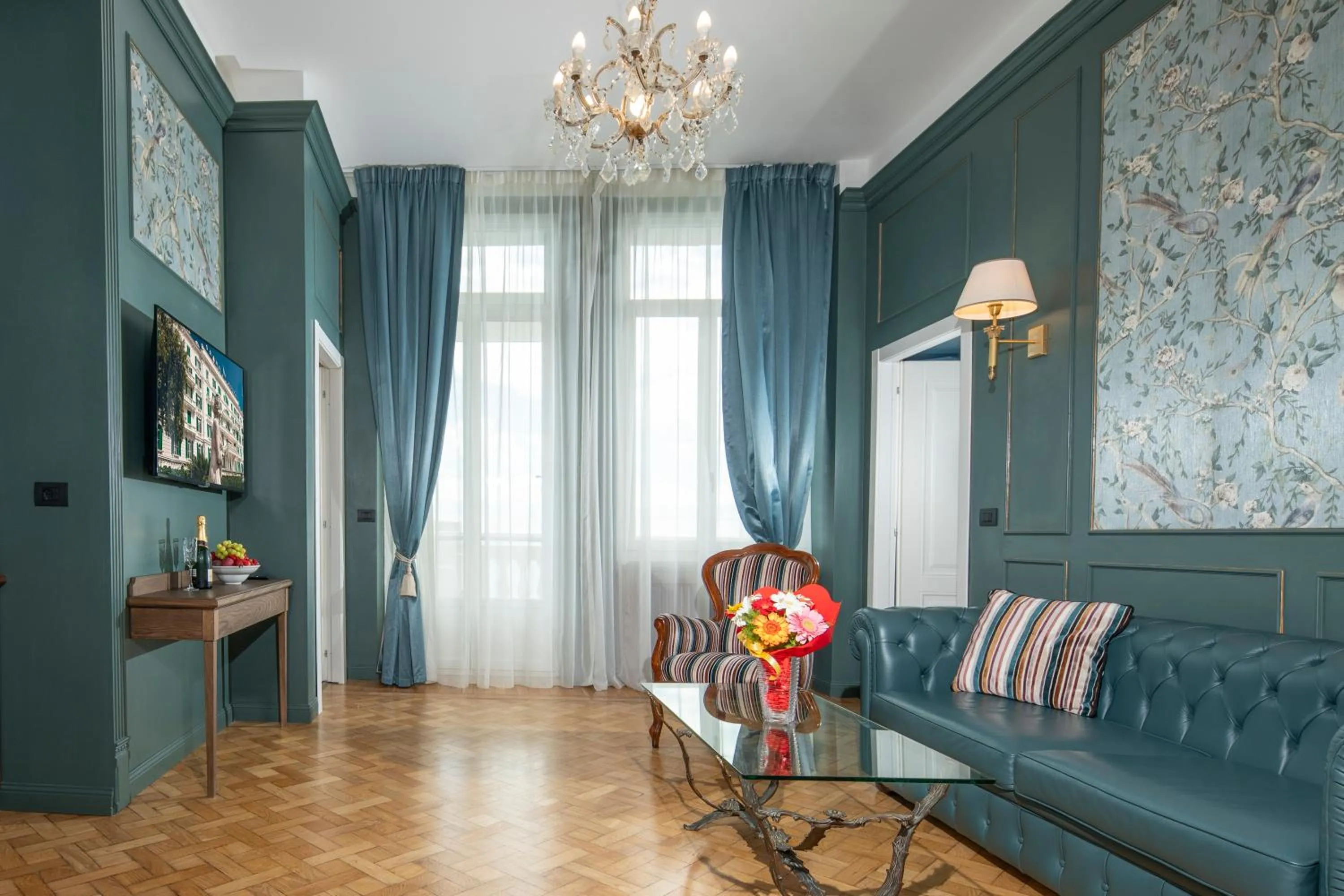 Lounge or bar in Grand Hotel & des Anglais Spa