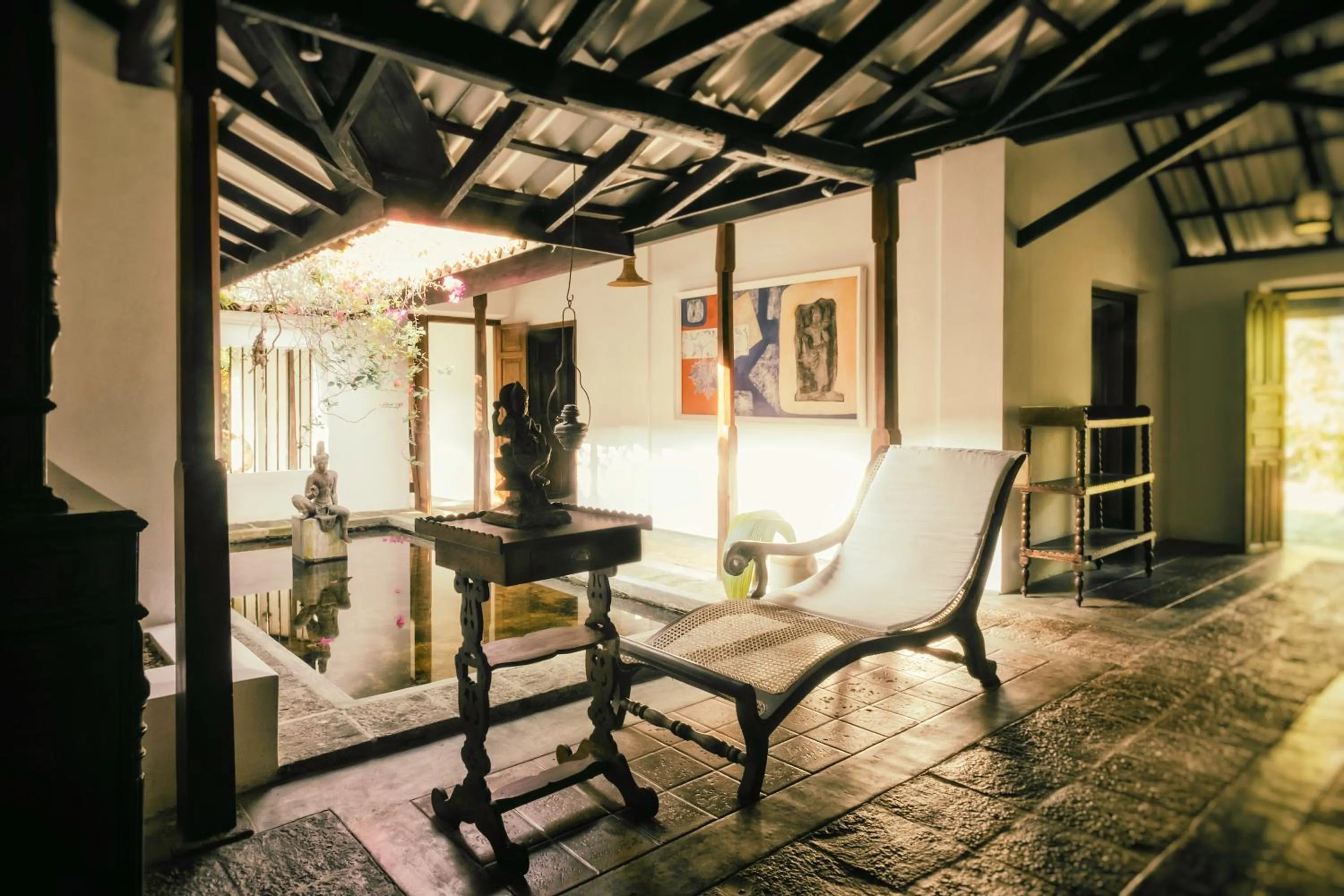 Seating area in Nisala Arana Boutique Hotel