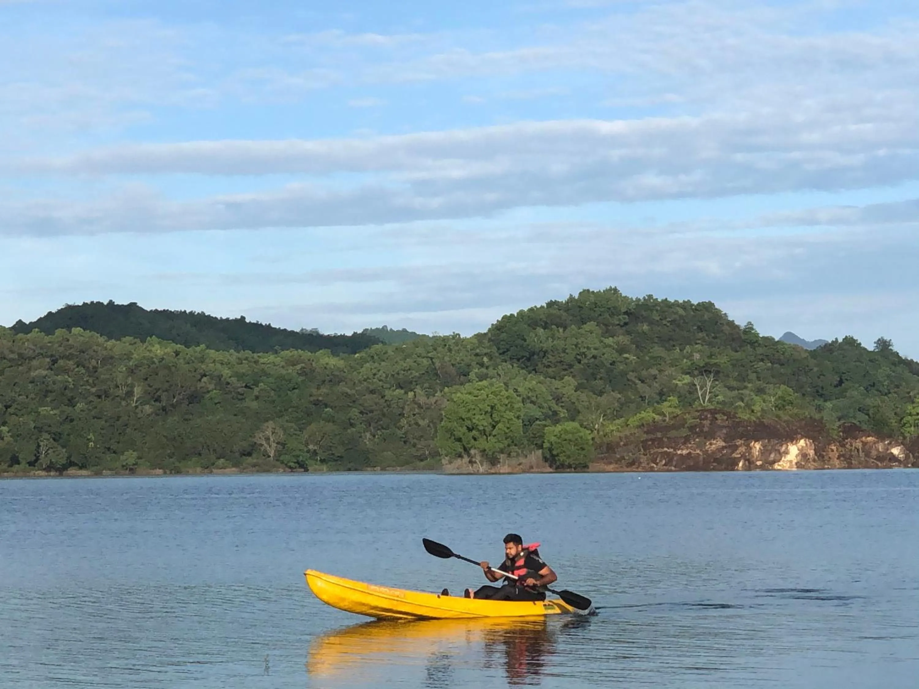 People in River Garden Resort