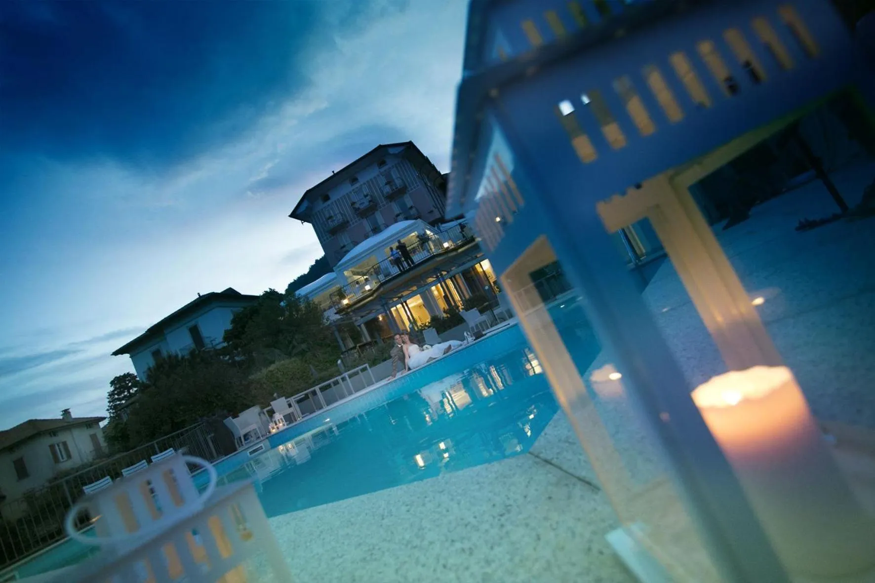 Swimming pool in Hotel Asnigo