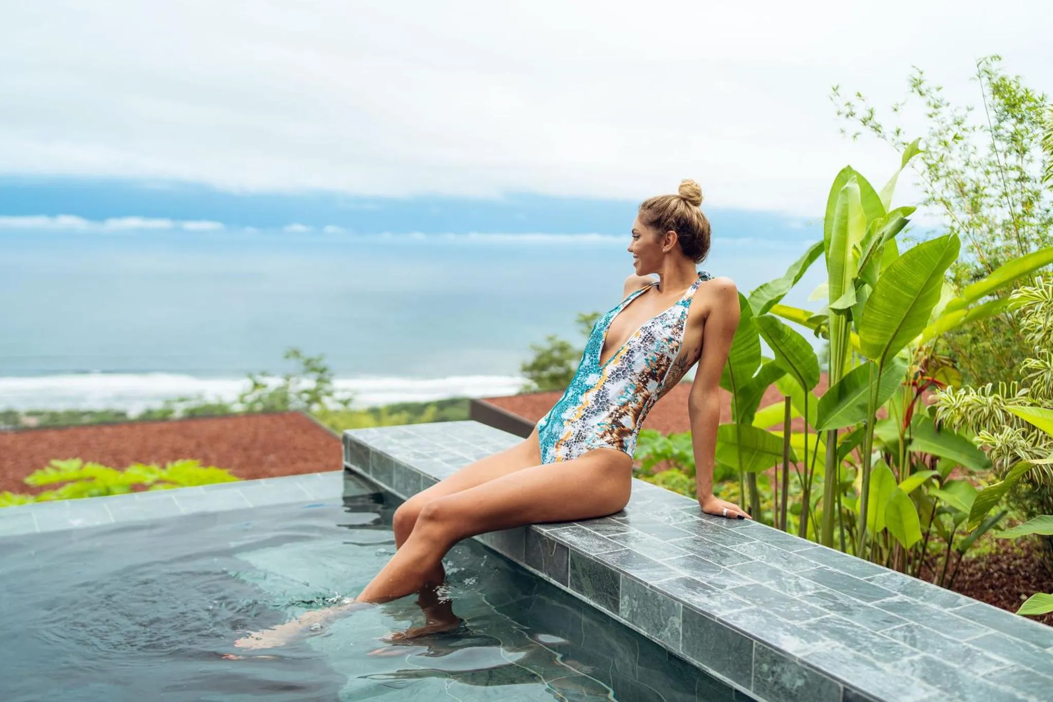 Swimming pool in LALOON Luxury Suites - Adults Only